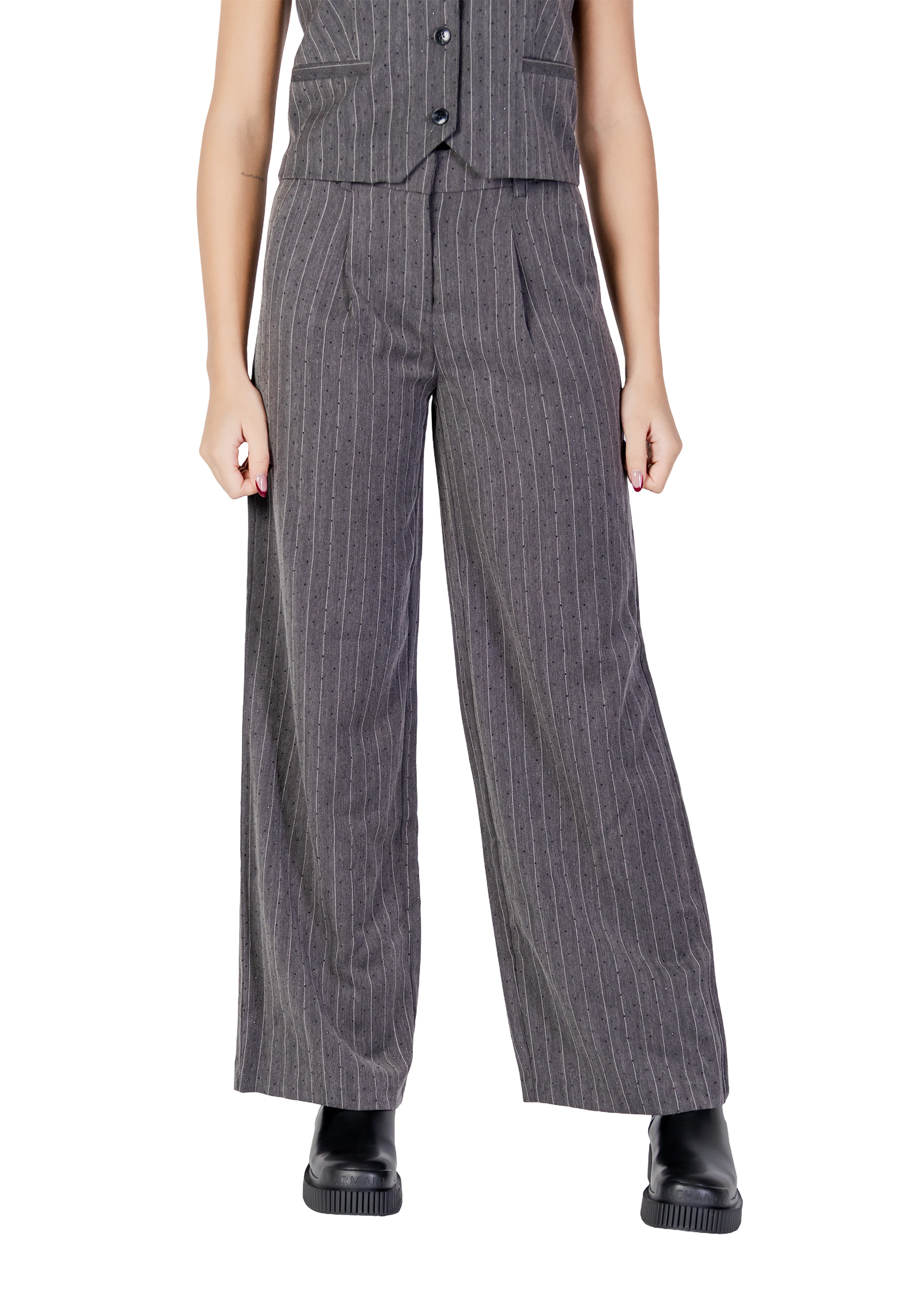 Dámské pruhované kalhoty Only