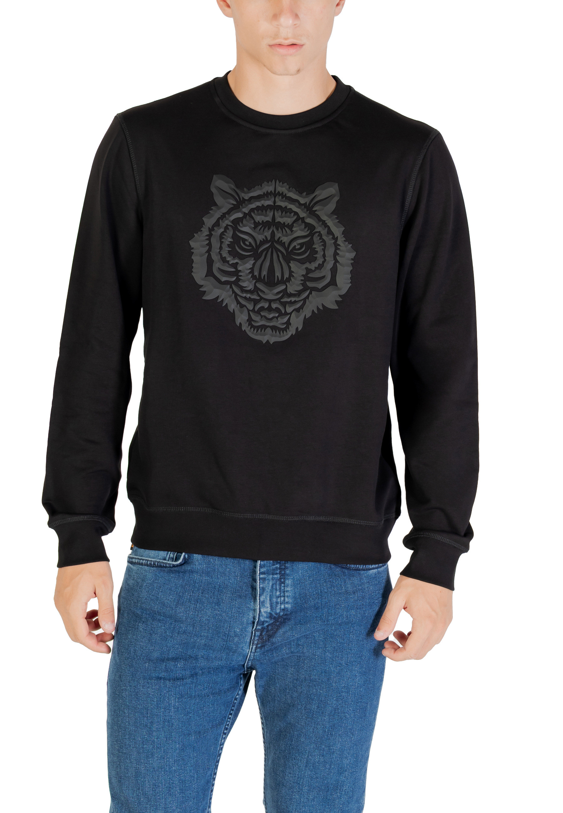 Antony Morato černá mikina s tygrem