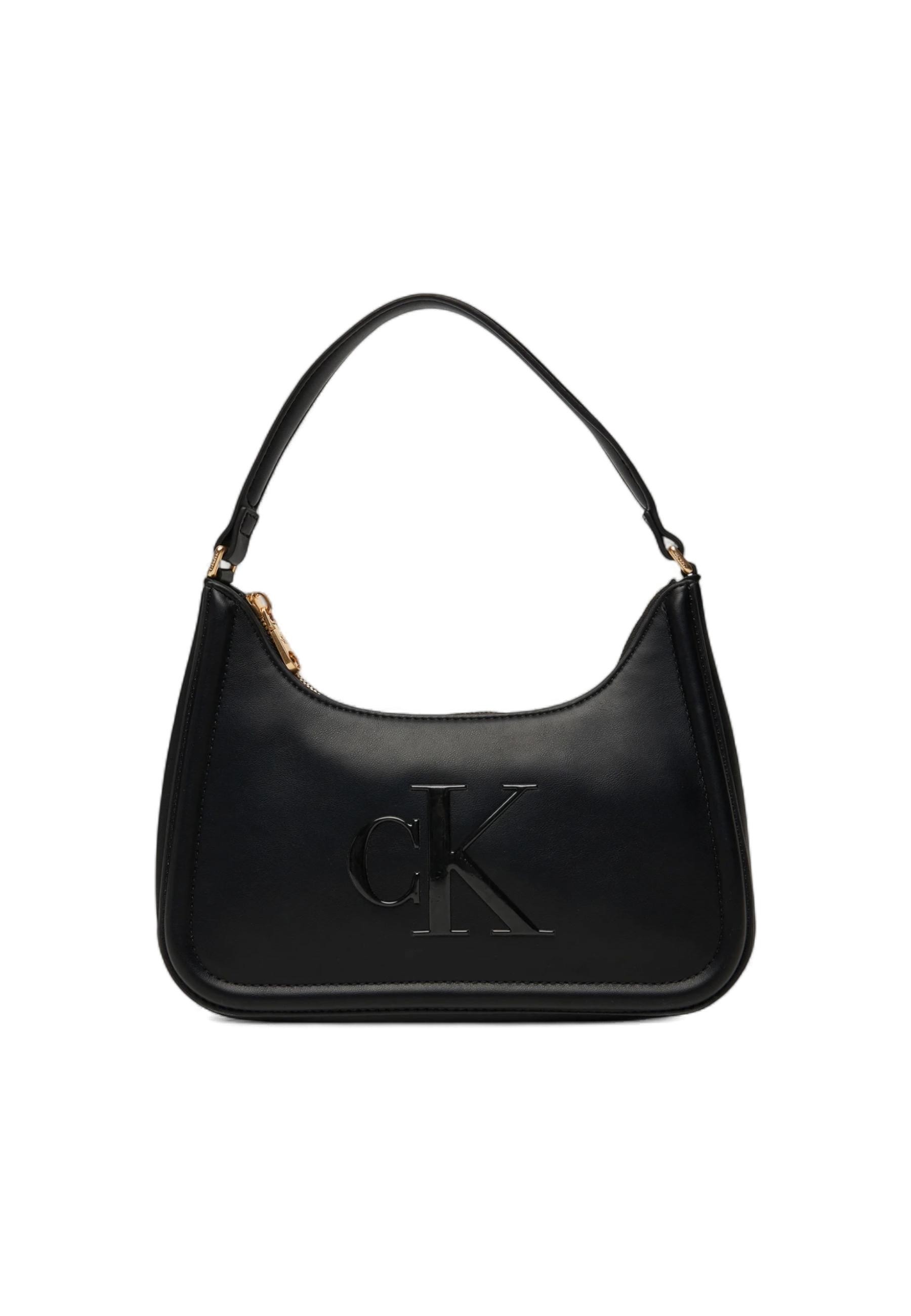 Calvin Klein čierna kabelka cez rameno