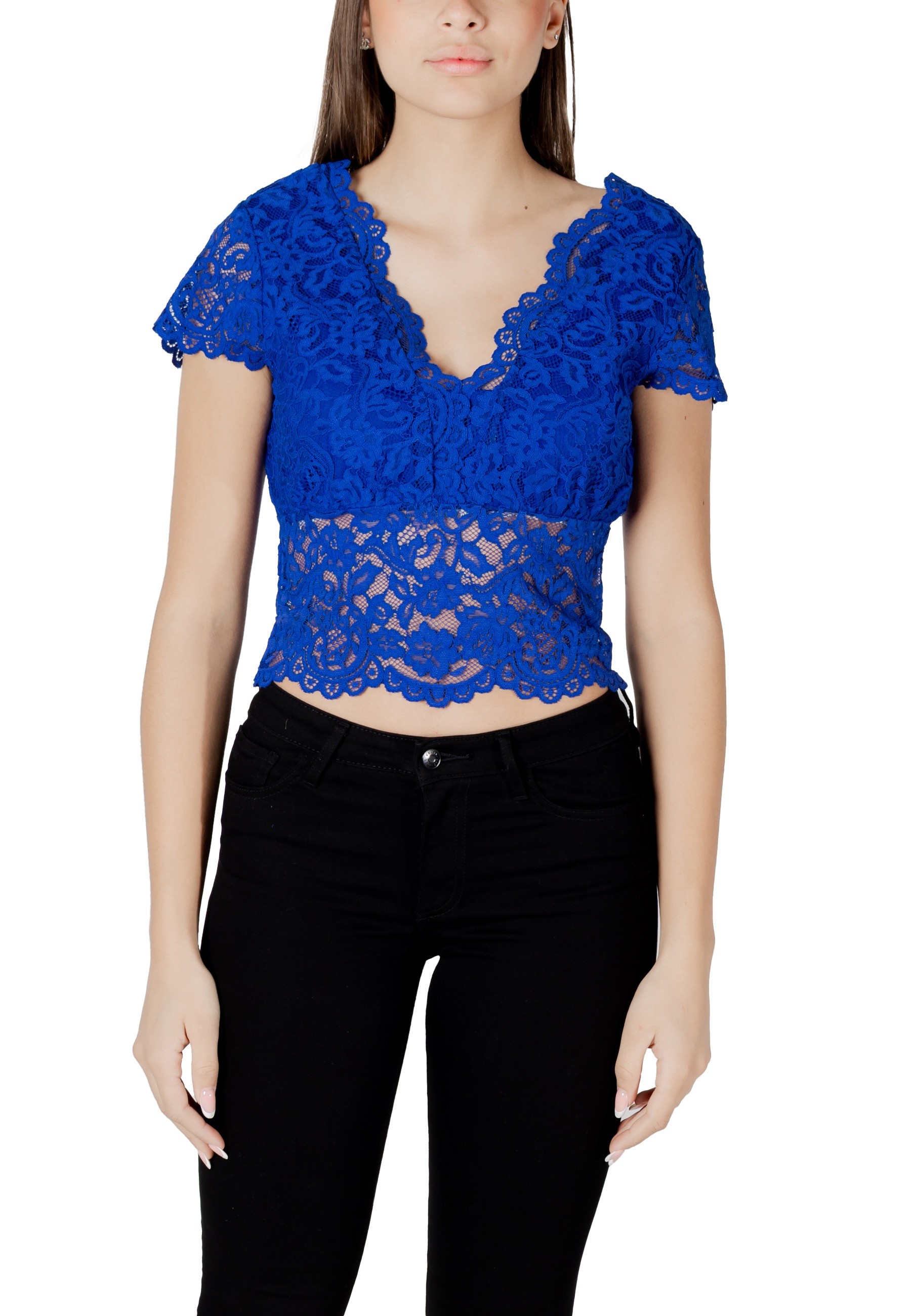 Modrá krajková halenka Morgan De Toi