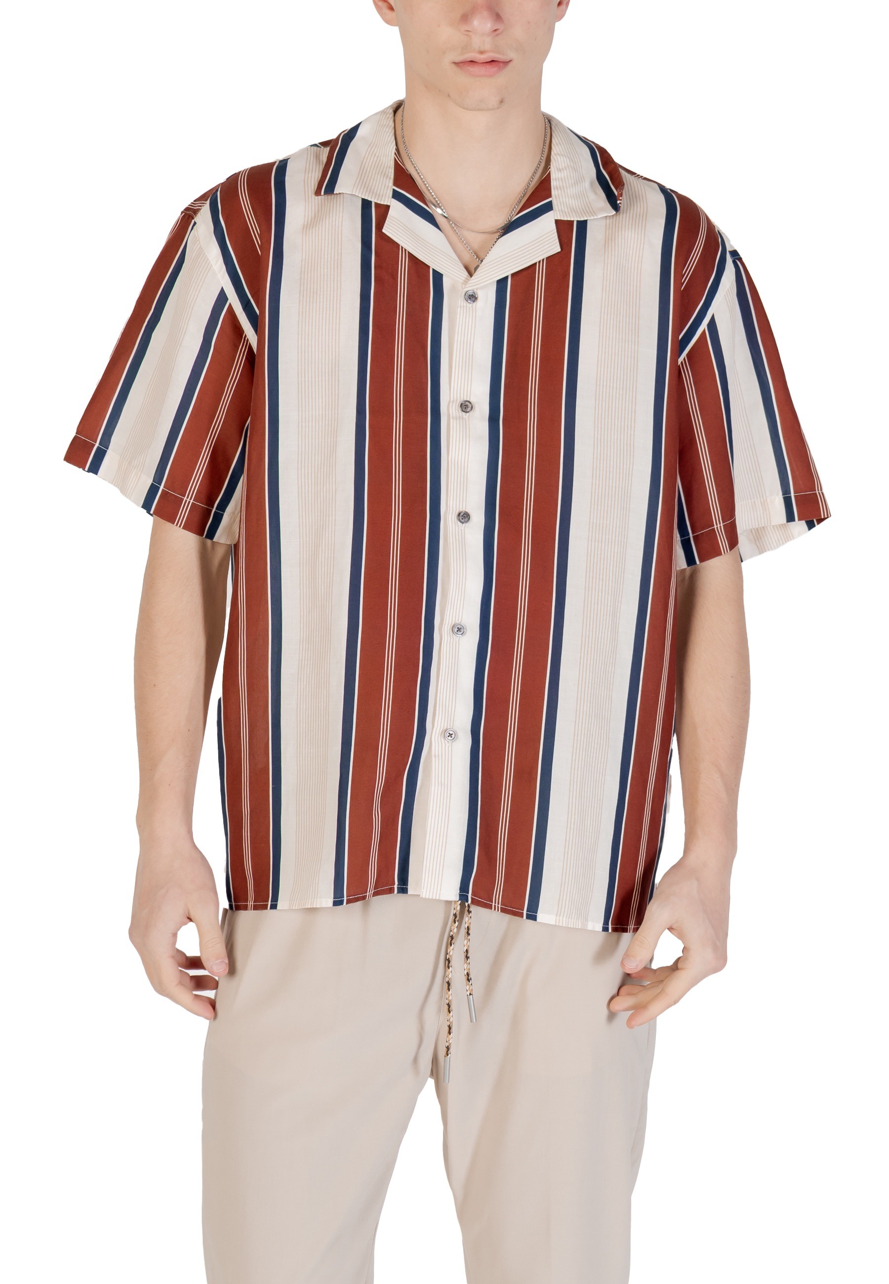 Мъжка раирана риза Джани Лупо