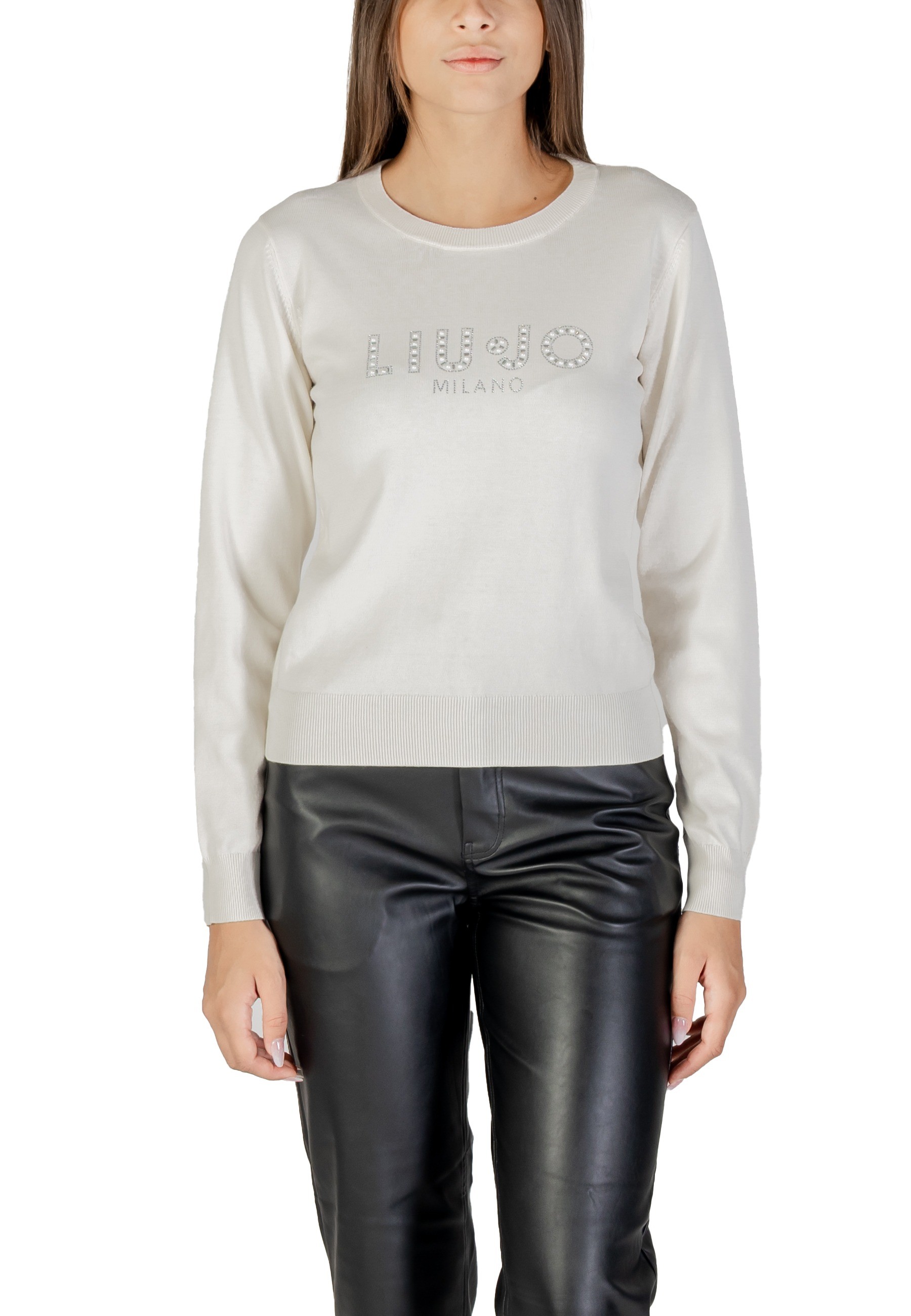 Дамски пуловер с кръгло деколте Liu Jo