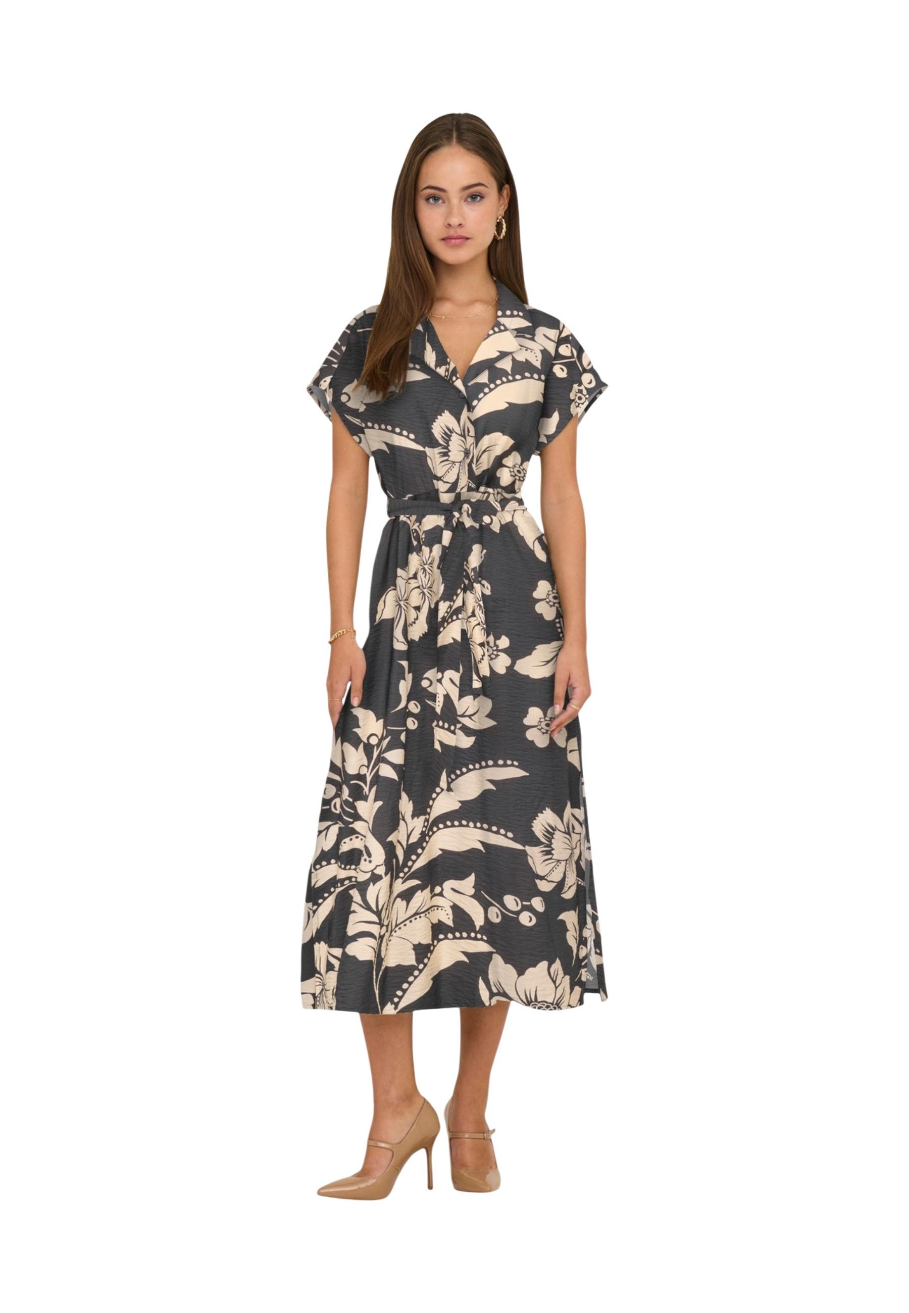 Флорална миди рокля на Жаклин Де Йонг