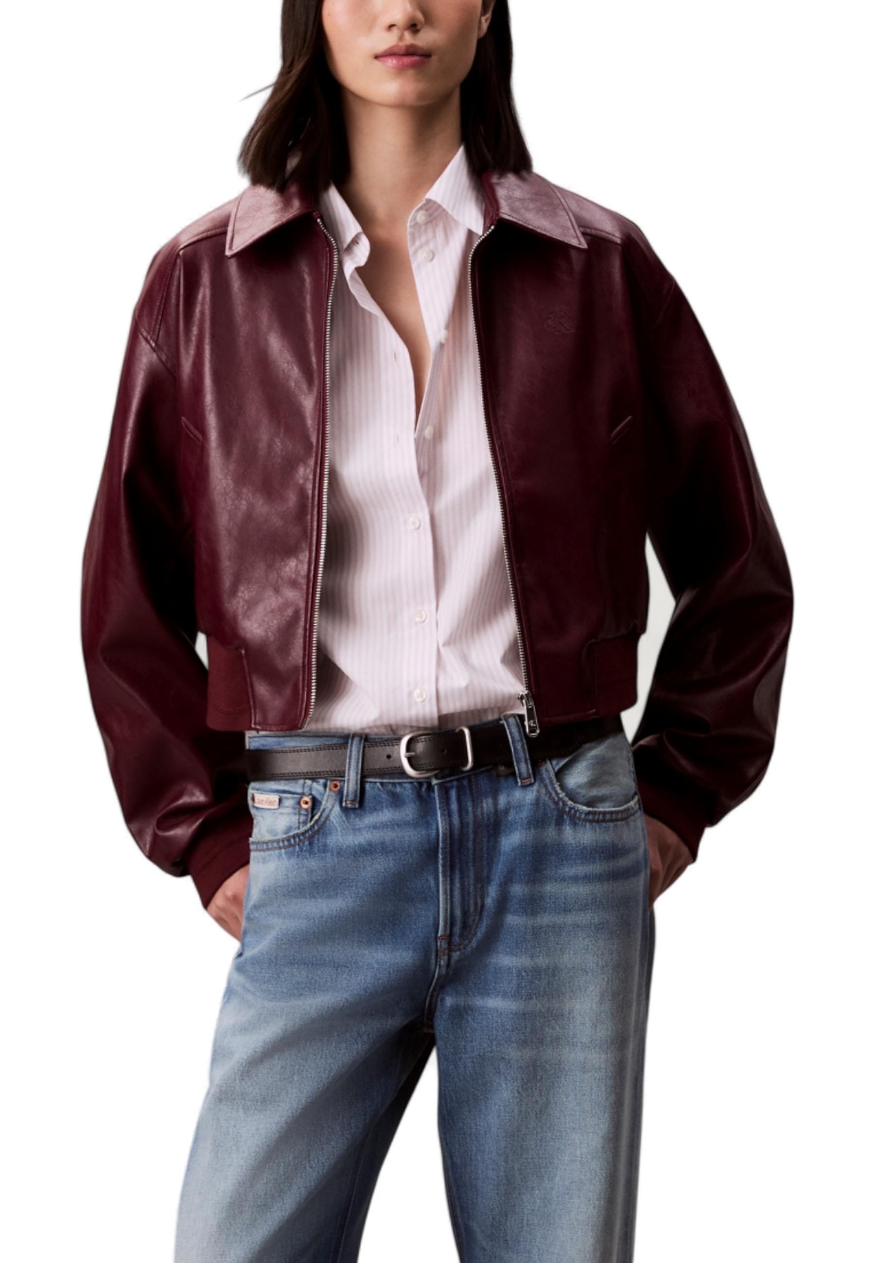 Дамско кожено яке Calvin Klein