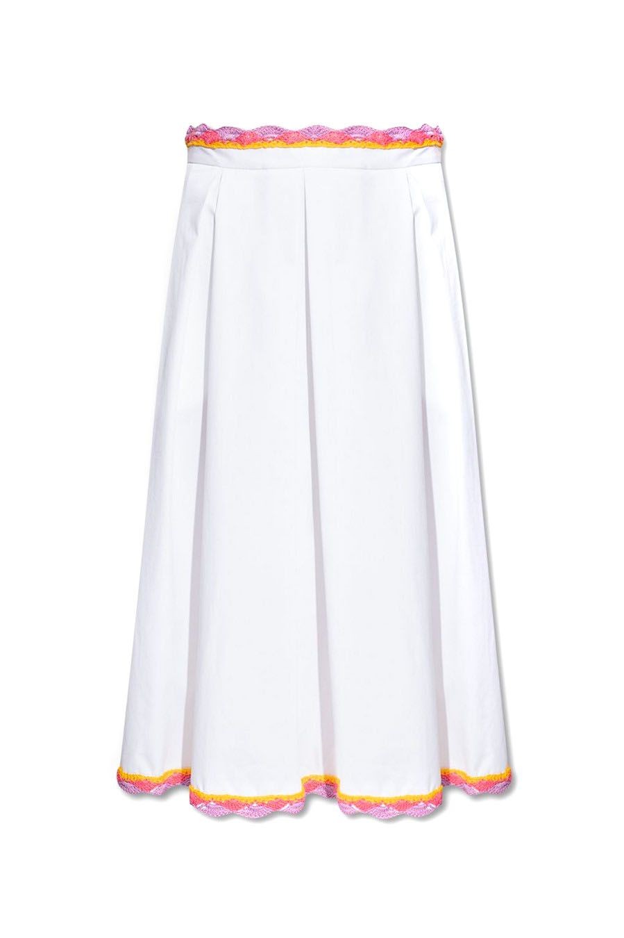 Moschino biela midi sukňa