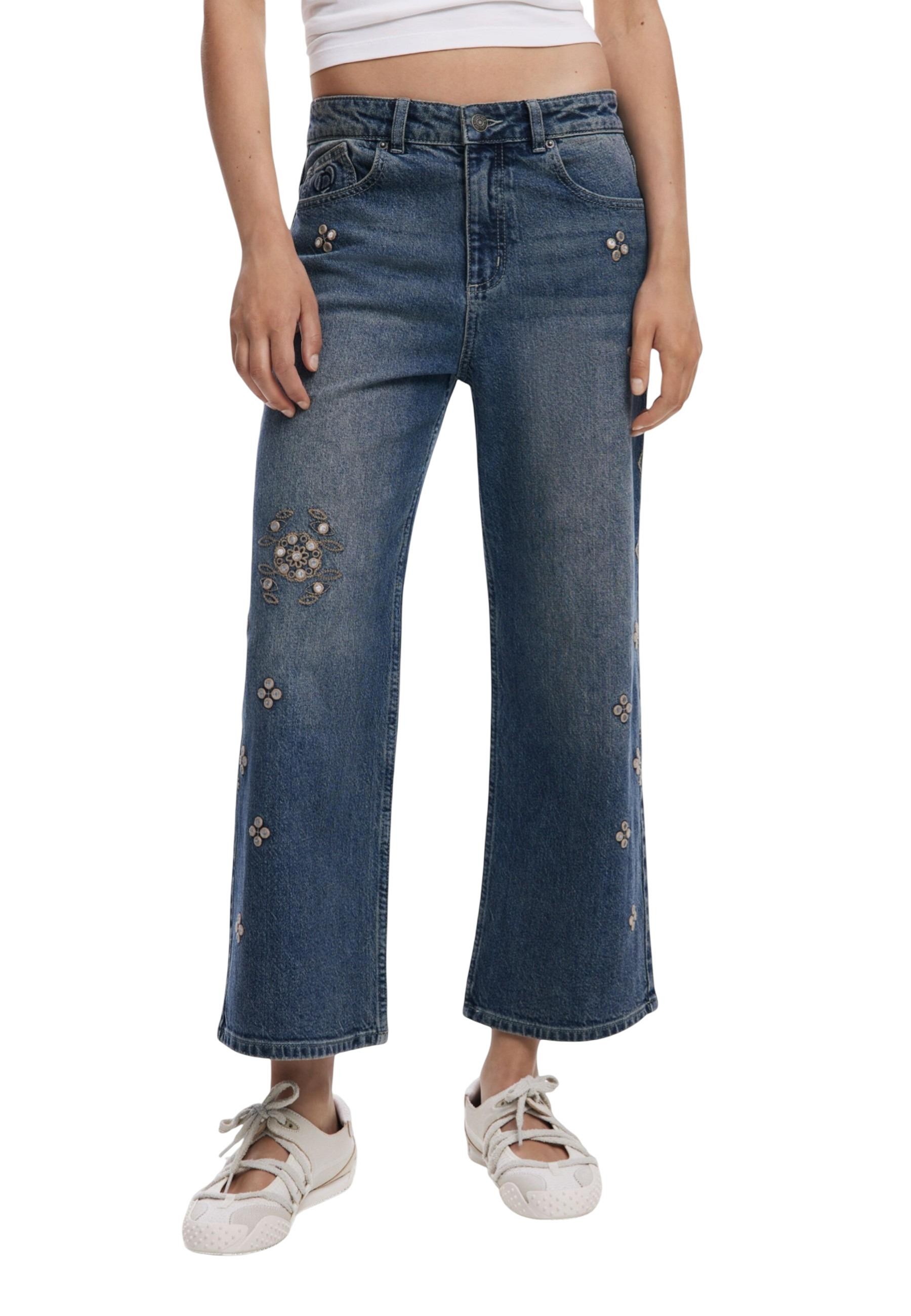 Desigual dámské džíny s aplikacemi