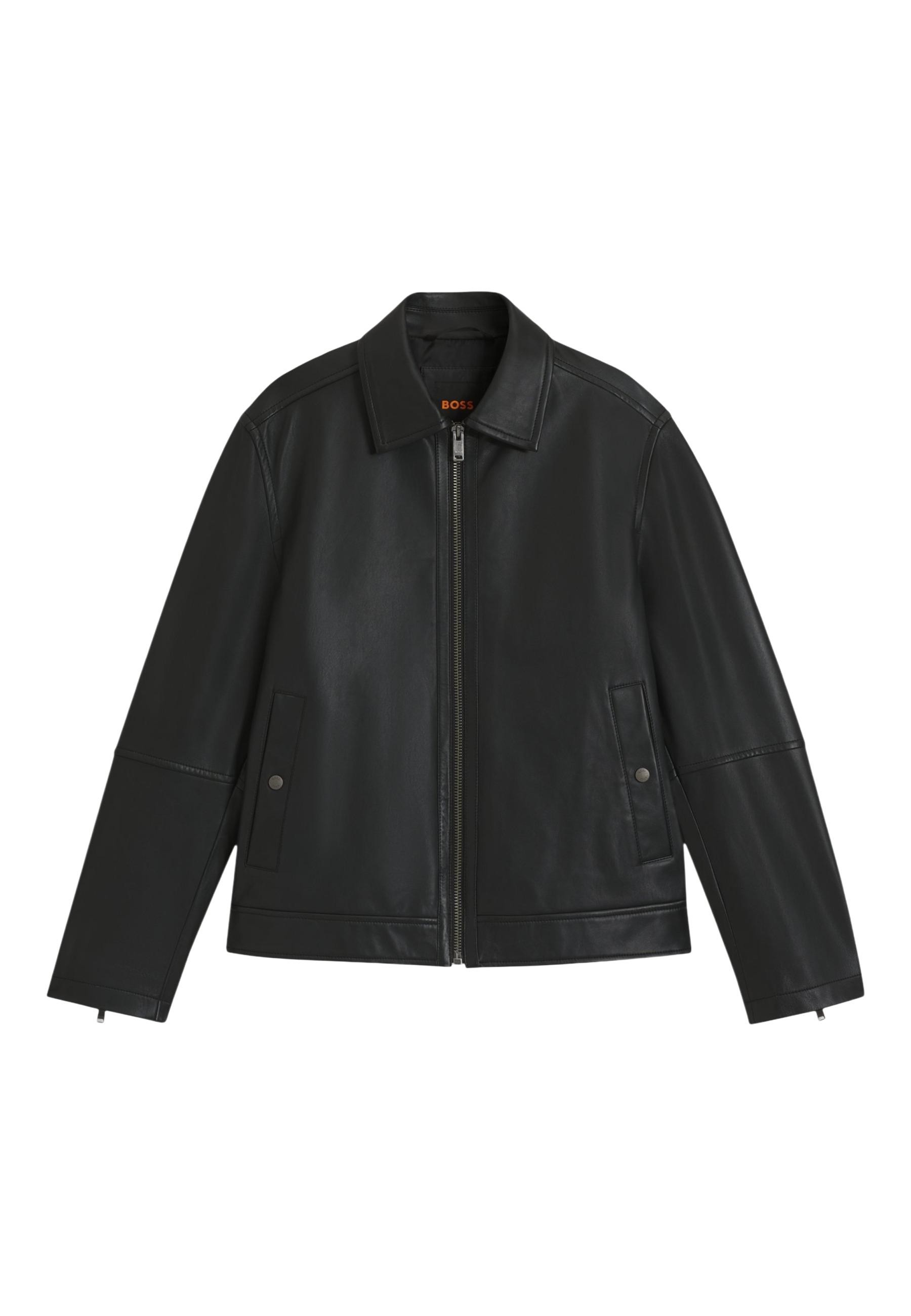 Kožená bunda Boss pro muže