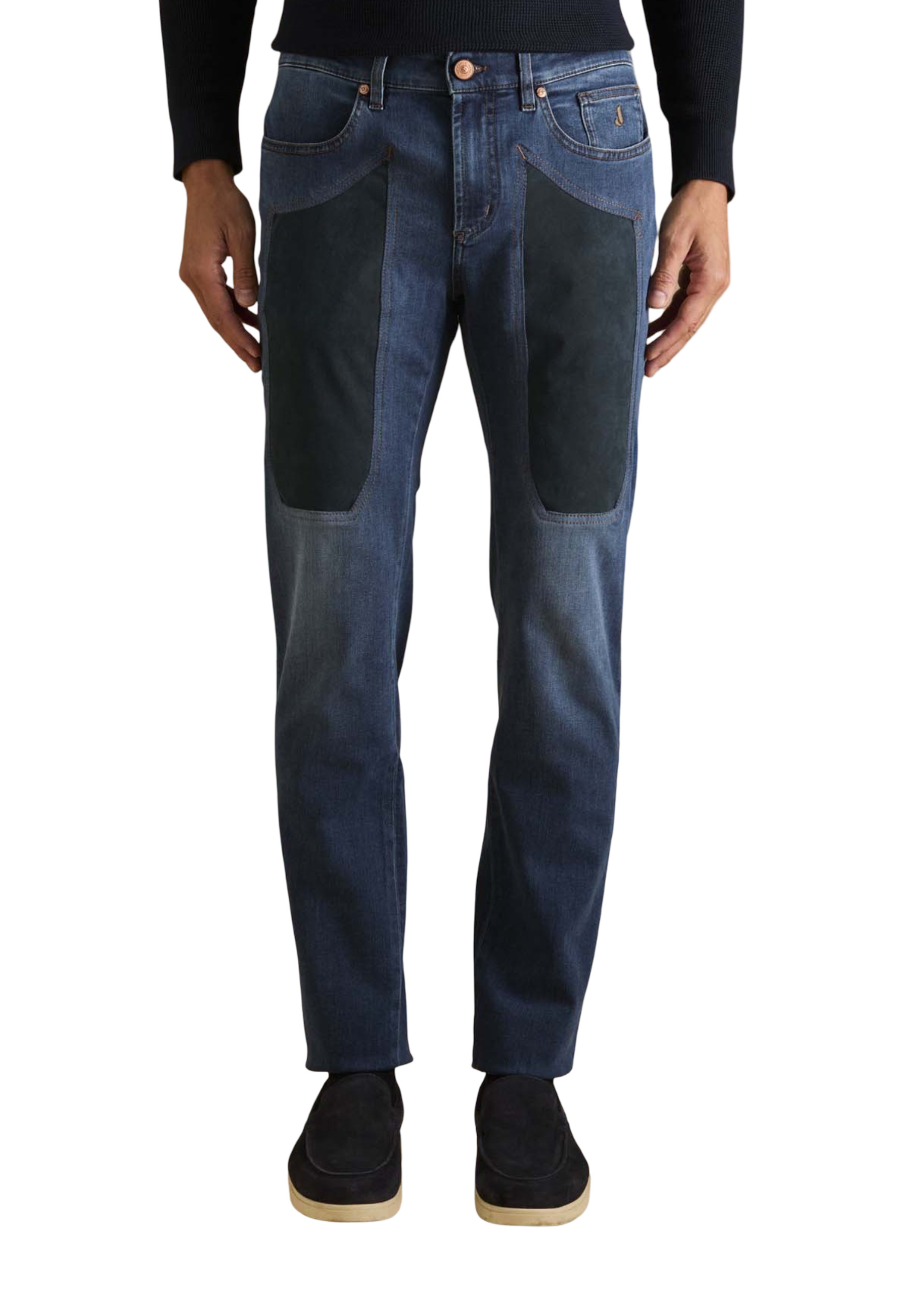 Jeckerson pánske rifle s kontrastnými panelmi