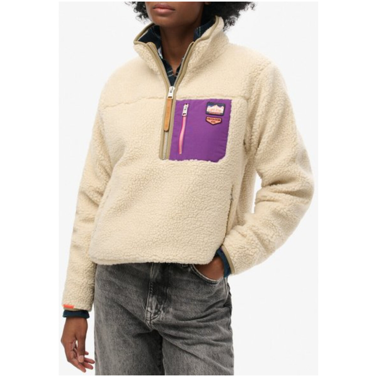 Дамски полар суитшърт Superdry