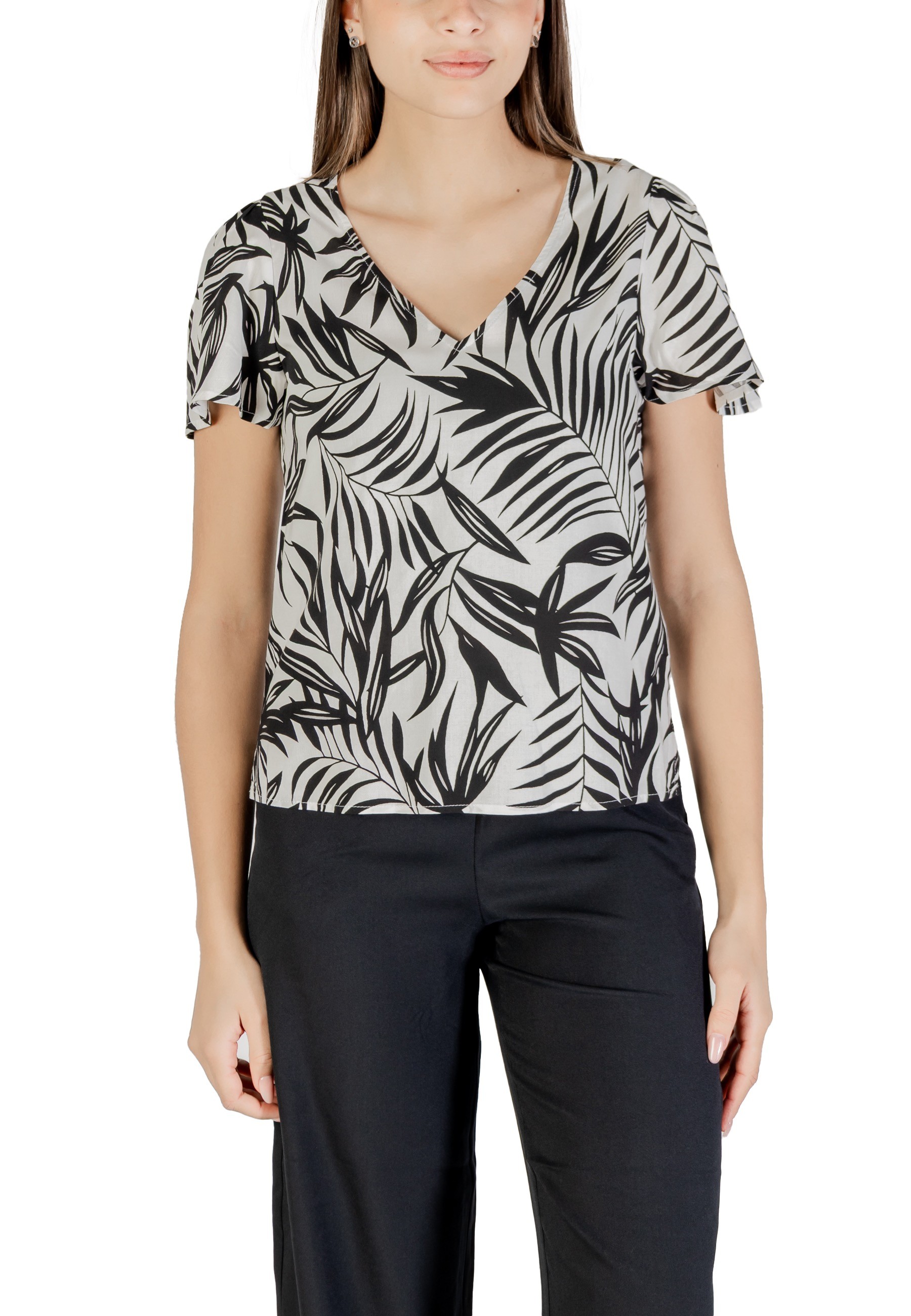 Vero Moda vzorovaná blúzka s krátkym rukávom