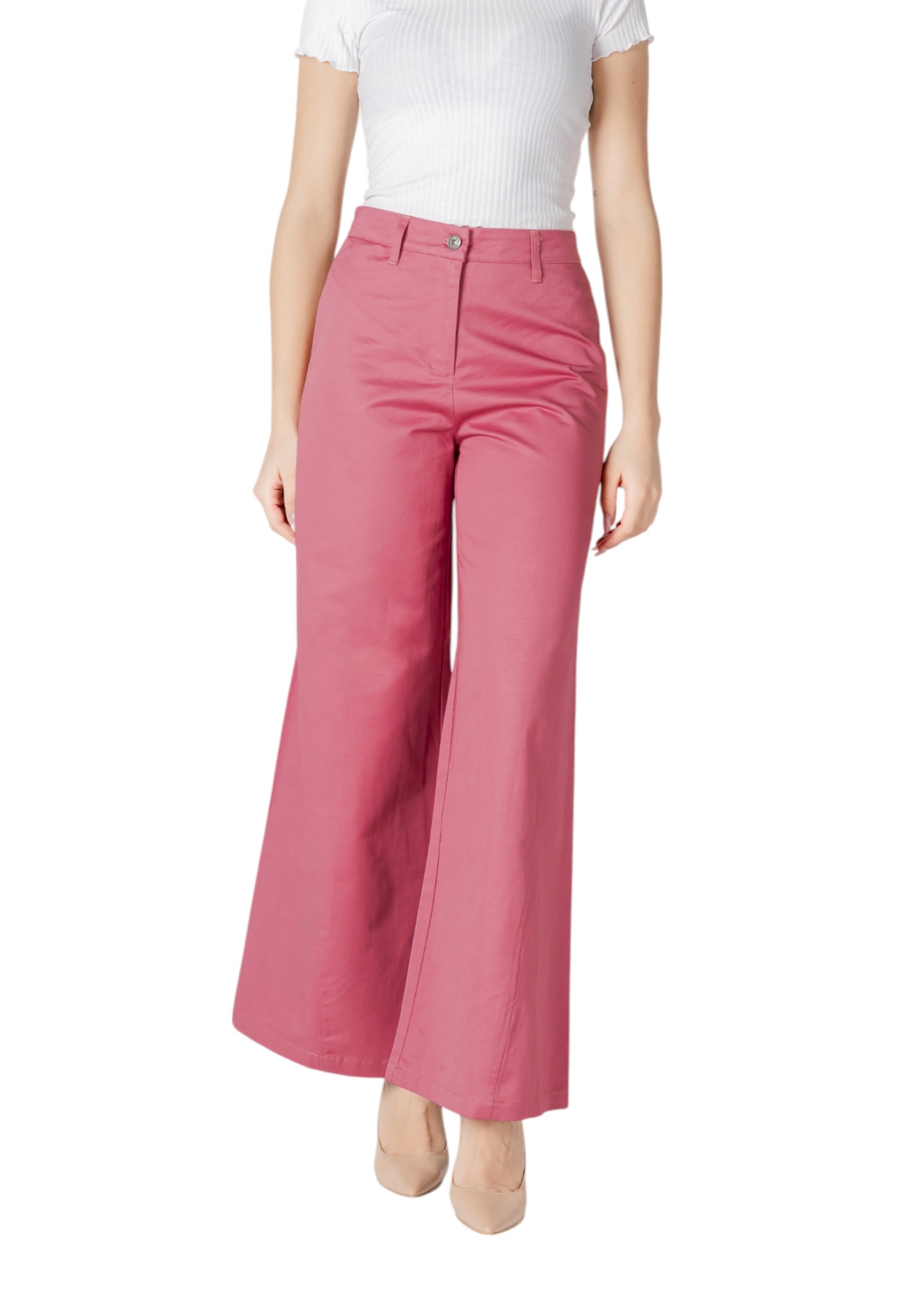 Розови широки панталони Ichi