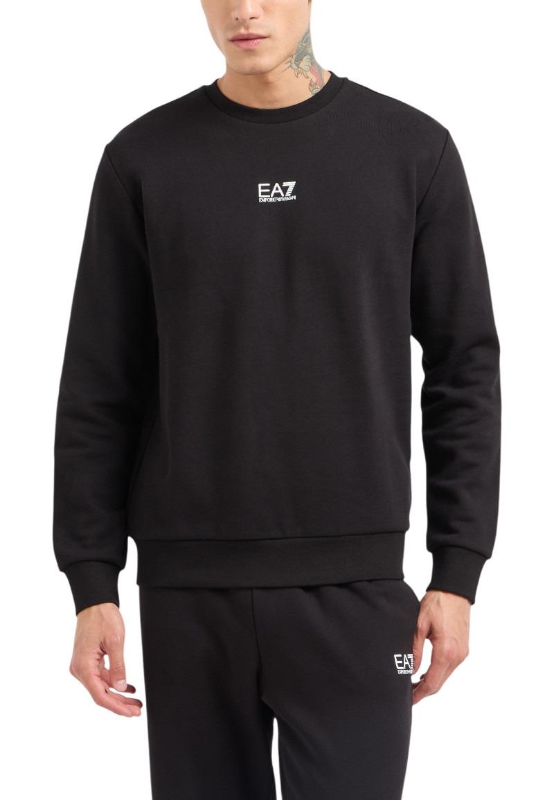 Čierna mikina EA7 Emporio Armani