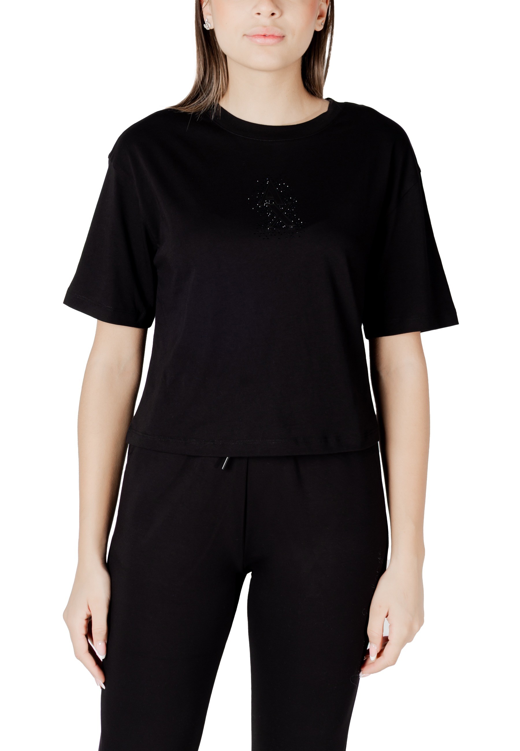 Armani Exchange čierne tričko