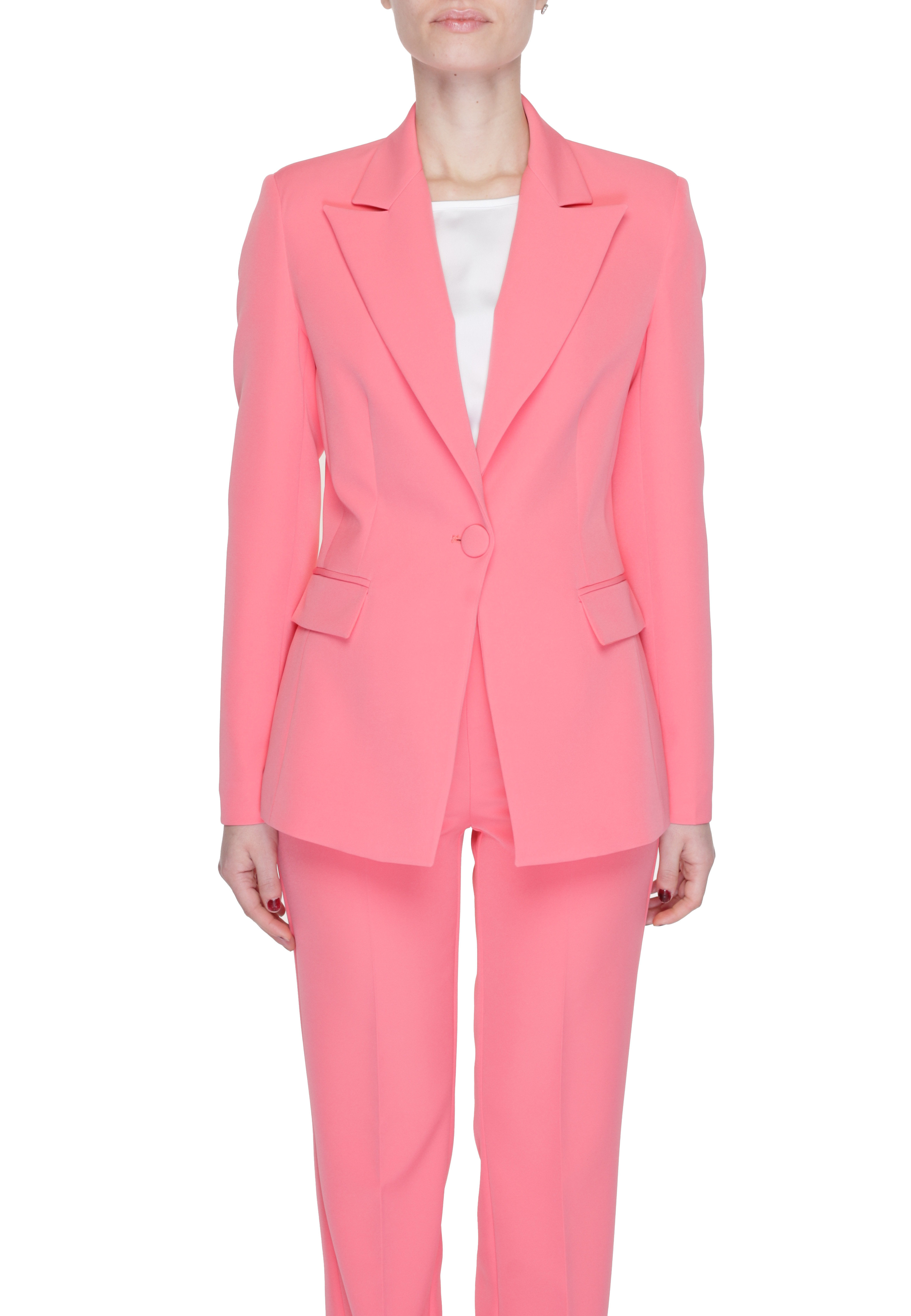 Růžové dámské sako