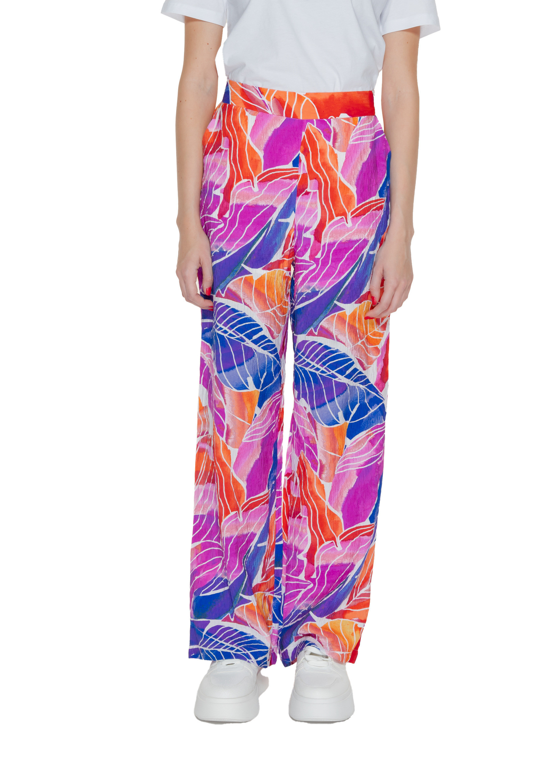 Vila Clothes vzorované kalhoty