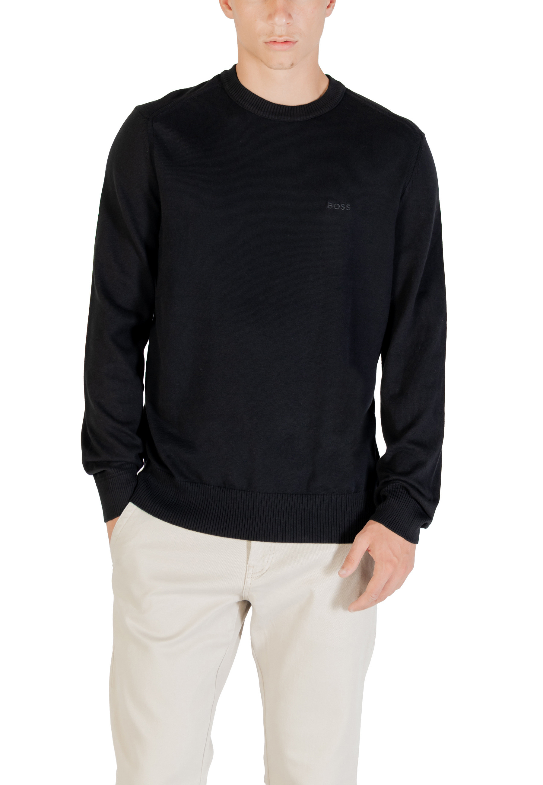 Черен суитшърт Boss Maglia