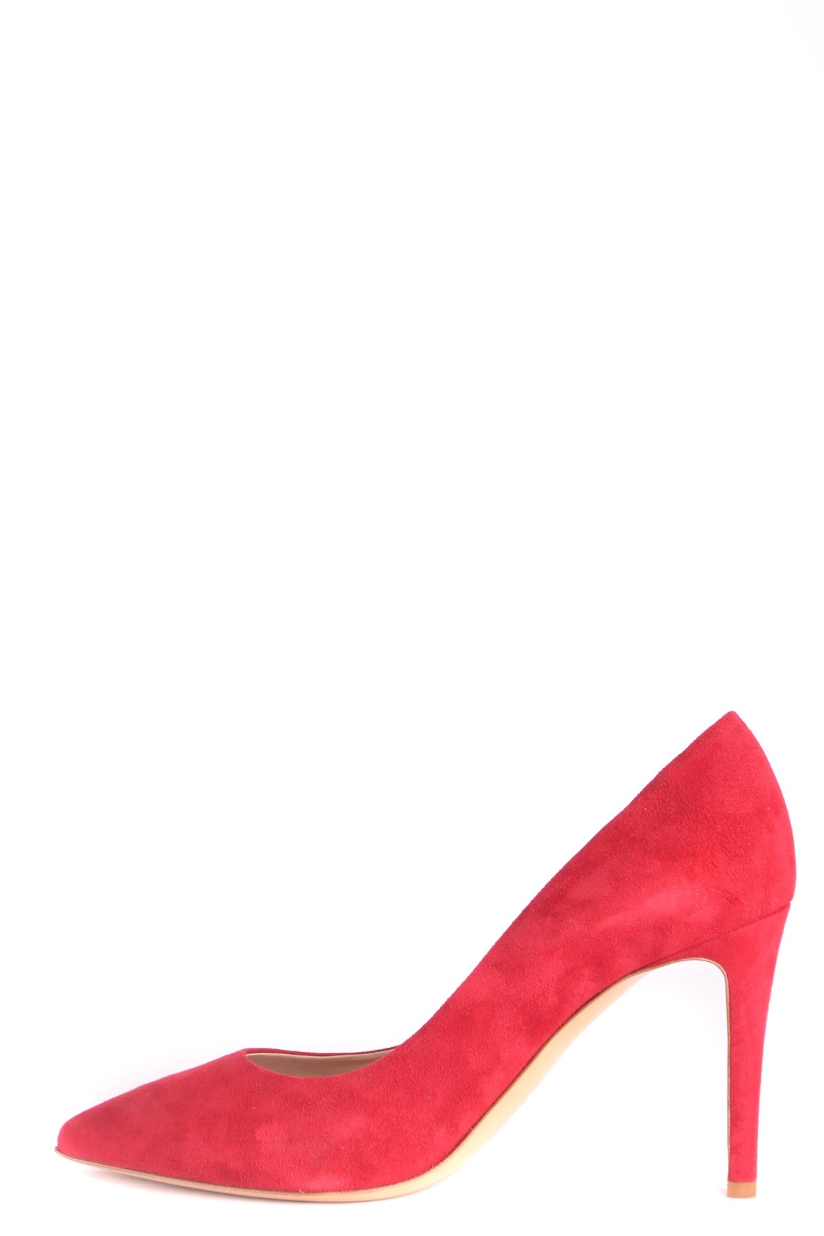 Червени велурени обувки Ninalilou