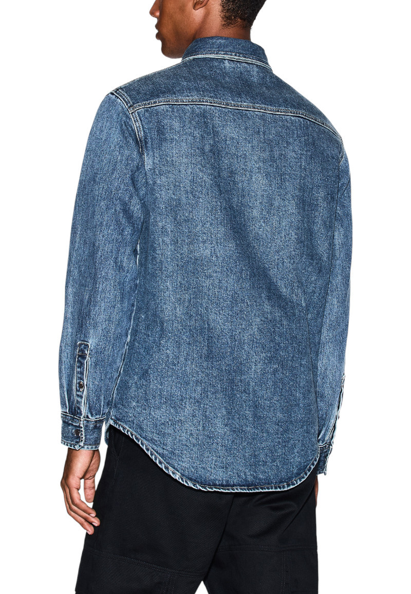 Armani Exchange rifľová košeľa