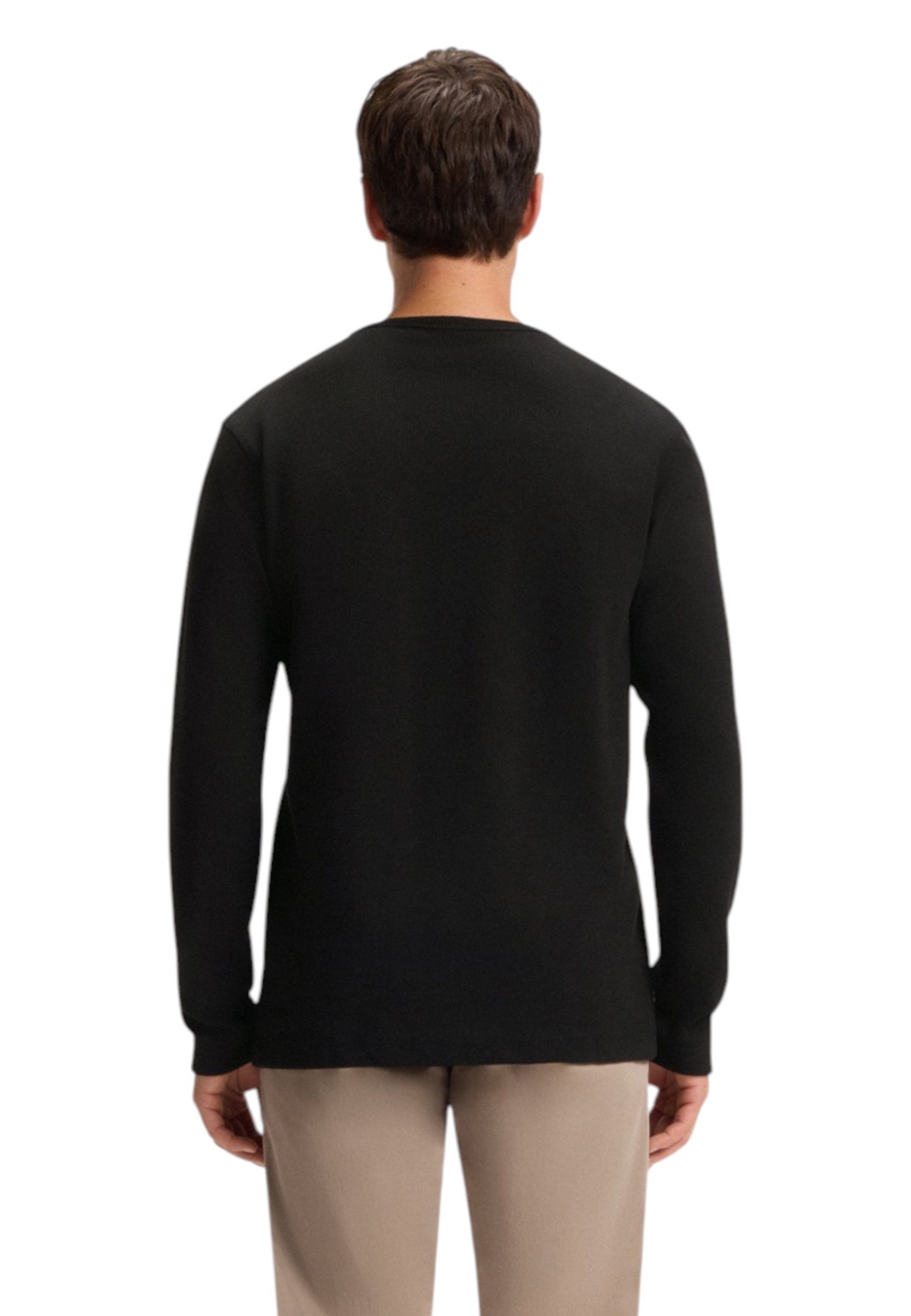 Черен мъжки пуловер Boss