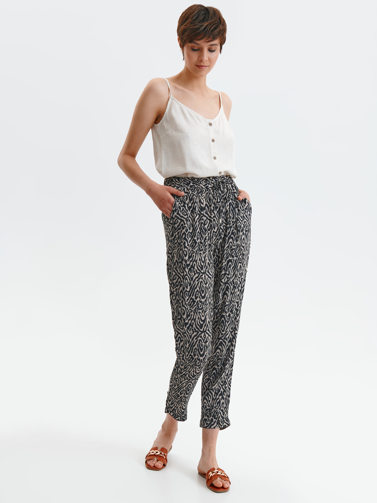 Women's trousers Top Secret Pattern