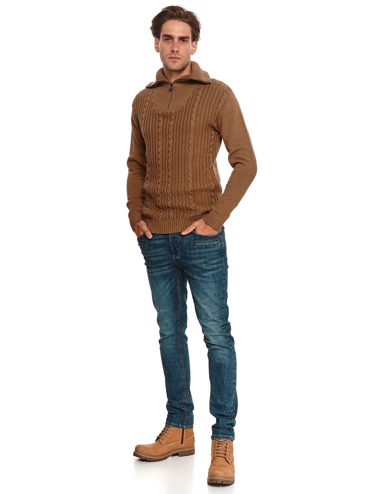 Herren Pullover Top Secret Brown