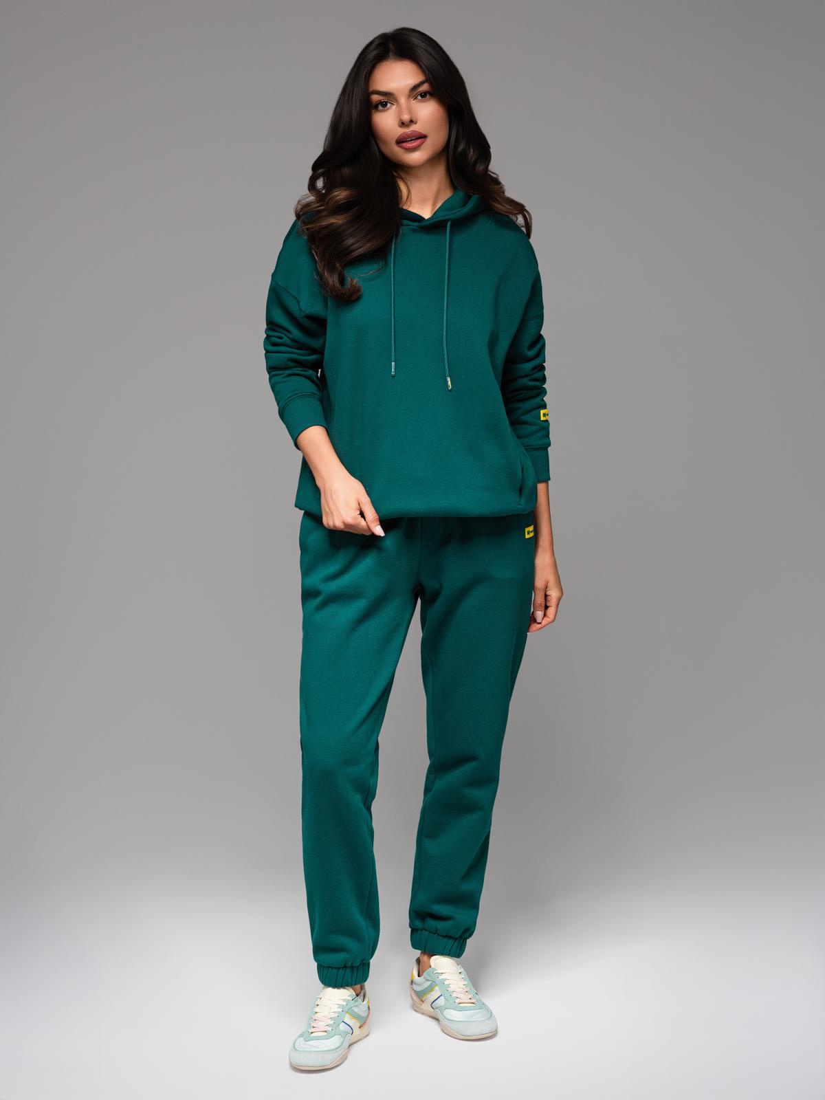 Ombre Classic unisex sweatpants with drawstrings - dark green