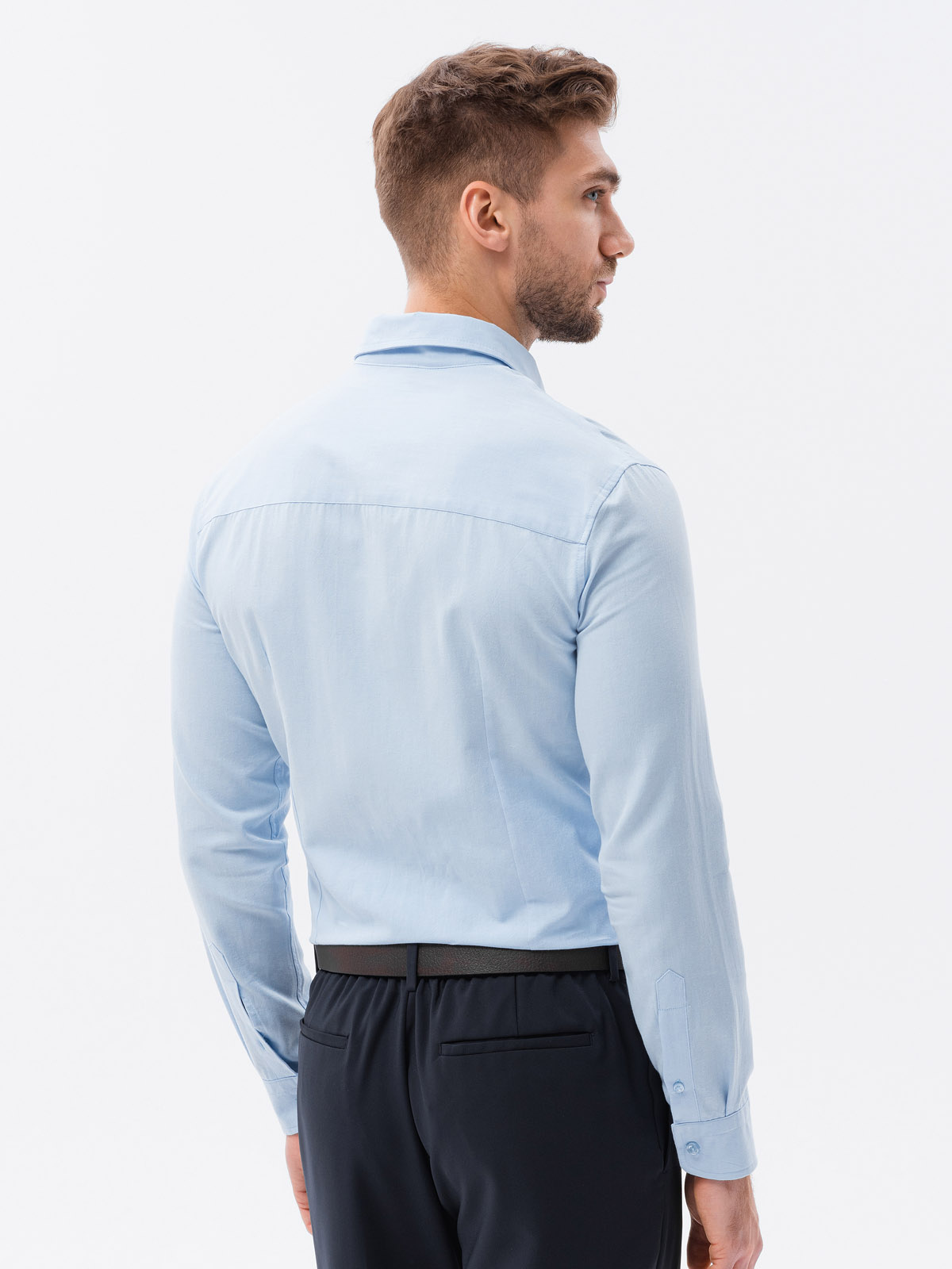 Ombre Men's shirt with long sleeves