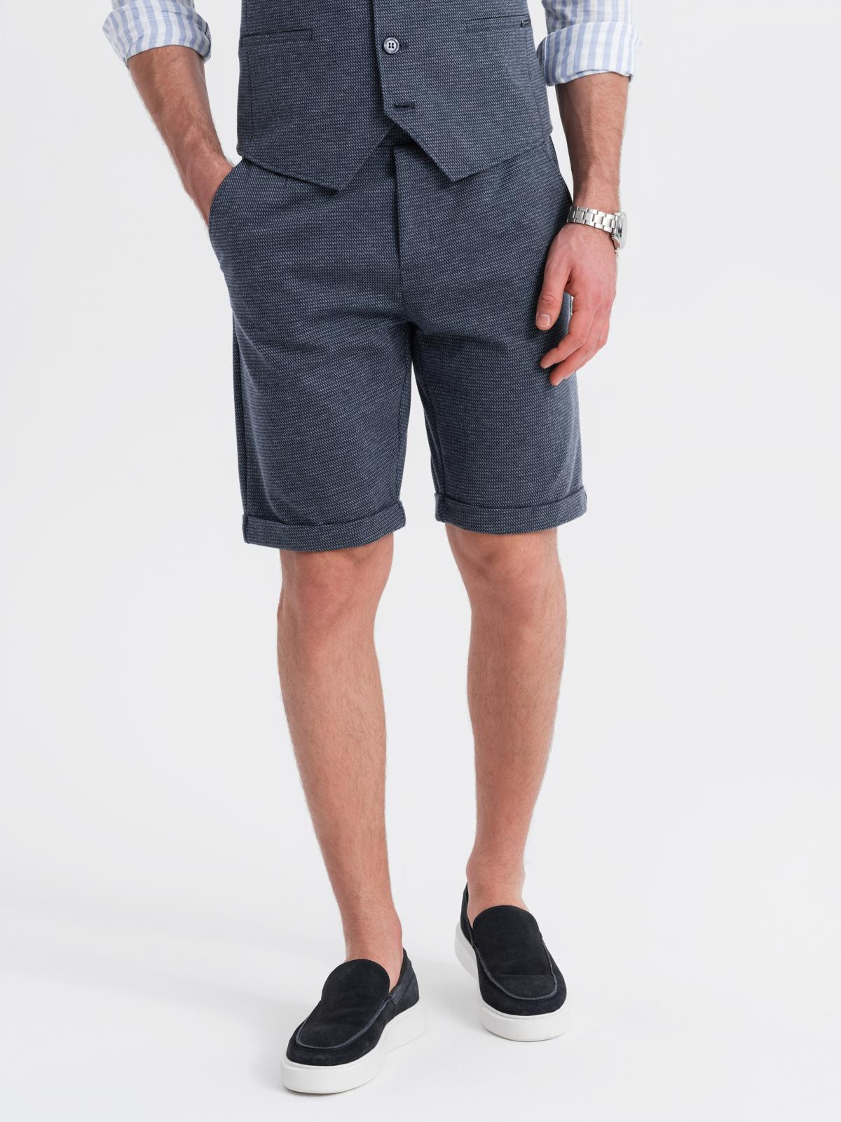 Ombre Men&#039;s elegant set suit vest + shorts
