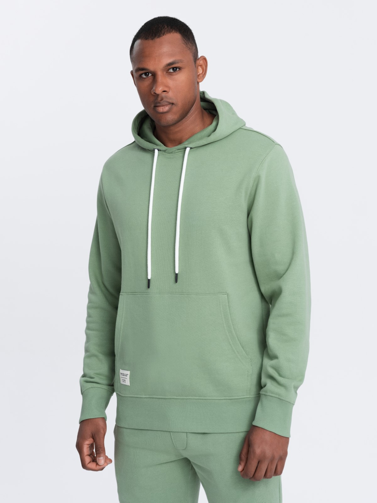 Ombre Men's tracksuit set pants + kangaroo sweatshirt