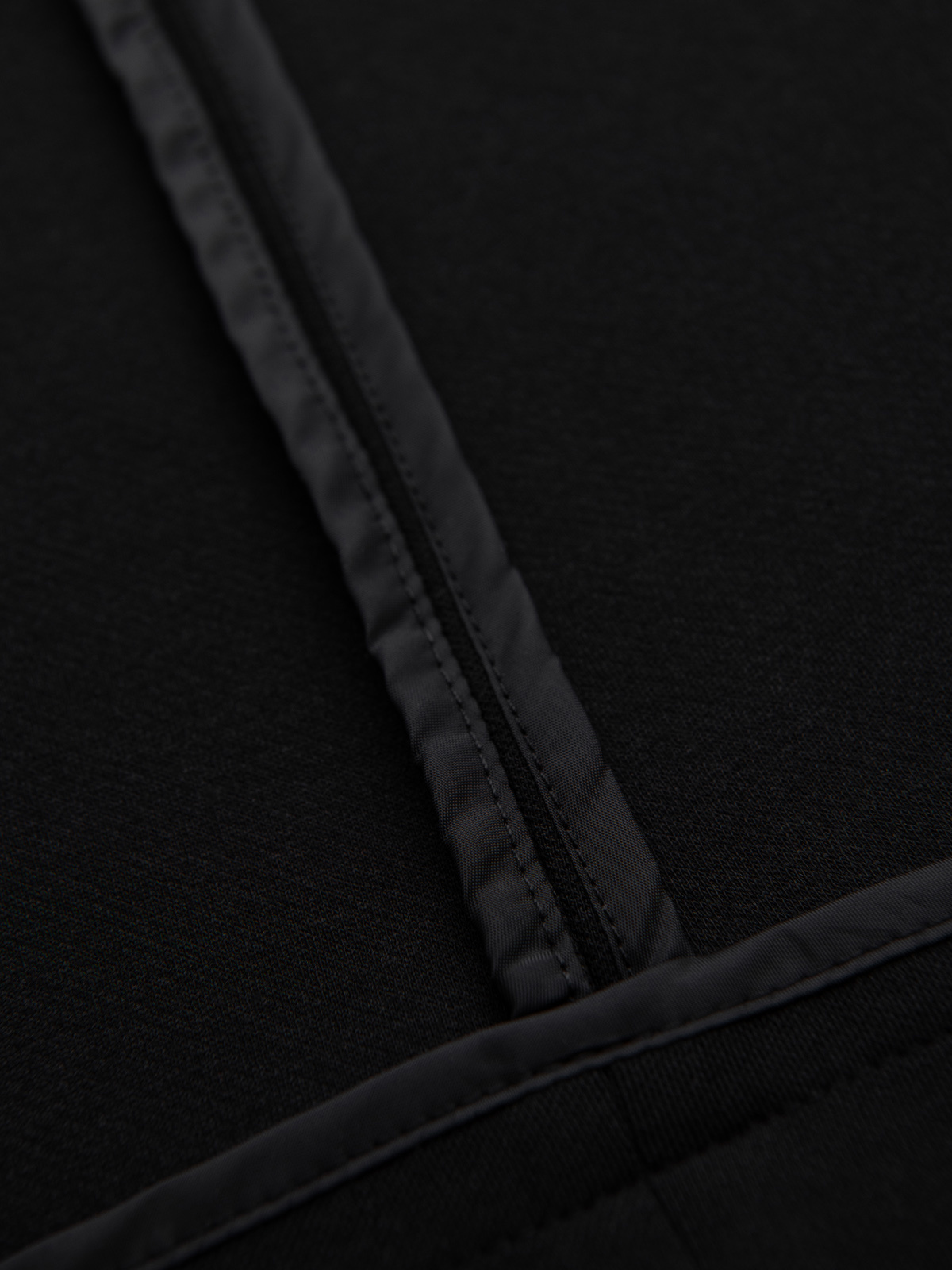 Ombre Men's SLIM knit jacket with subtle texture - black