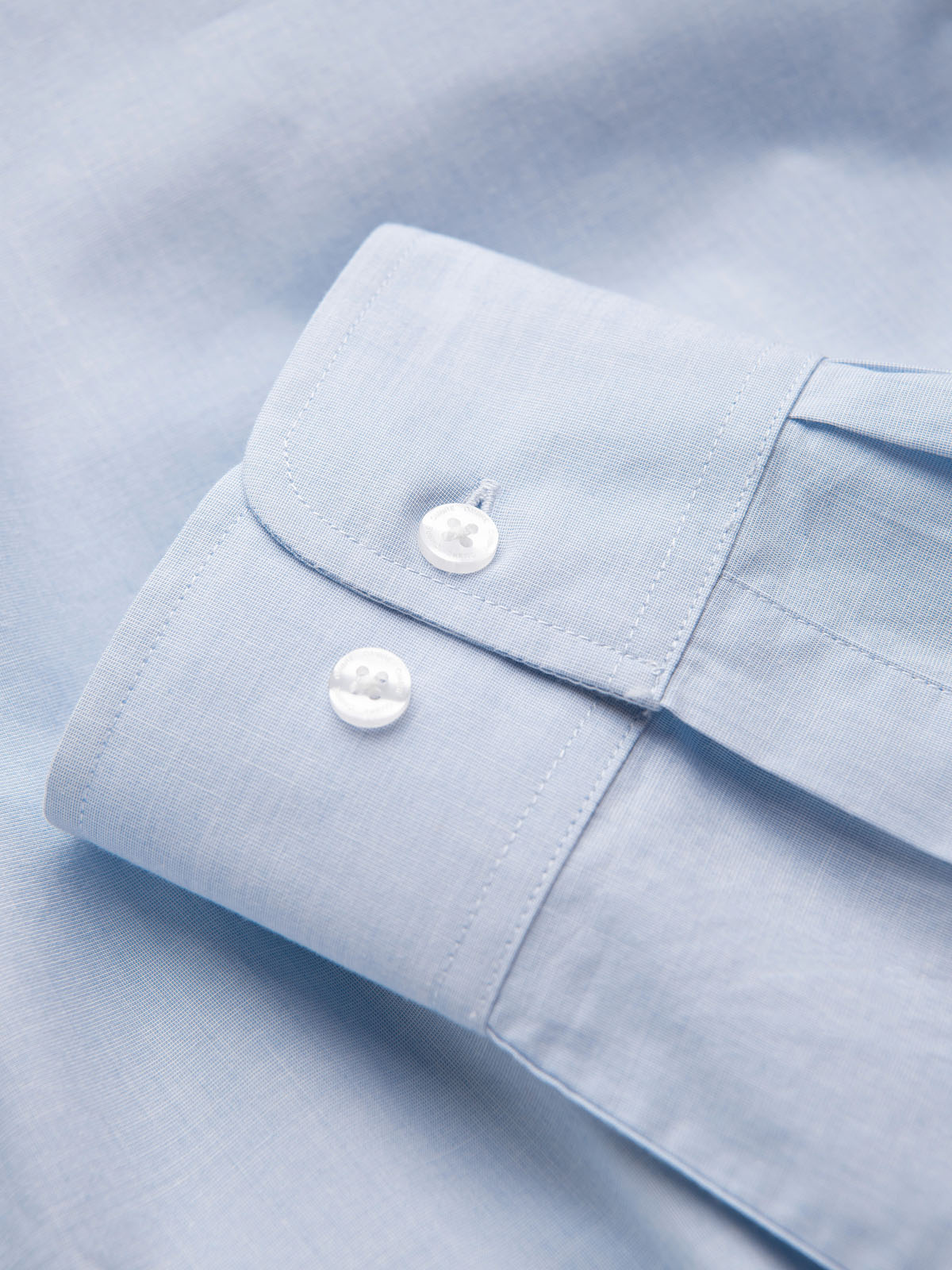 Ombre REGULAR cotton classic shirt - blue