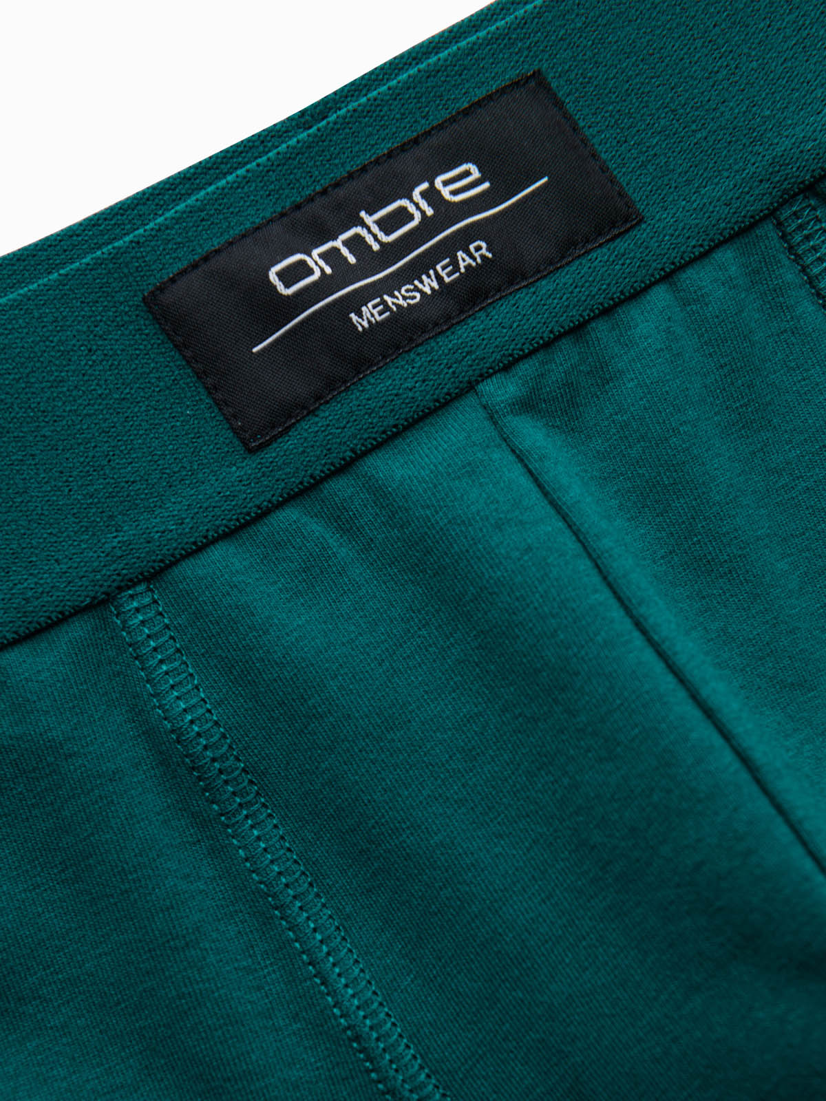 Ombre BASIC men&#039;s single color matching boxer shorts with elastane - 3 pack mix OM-UNBB