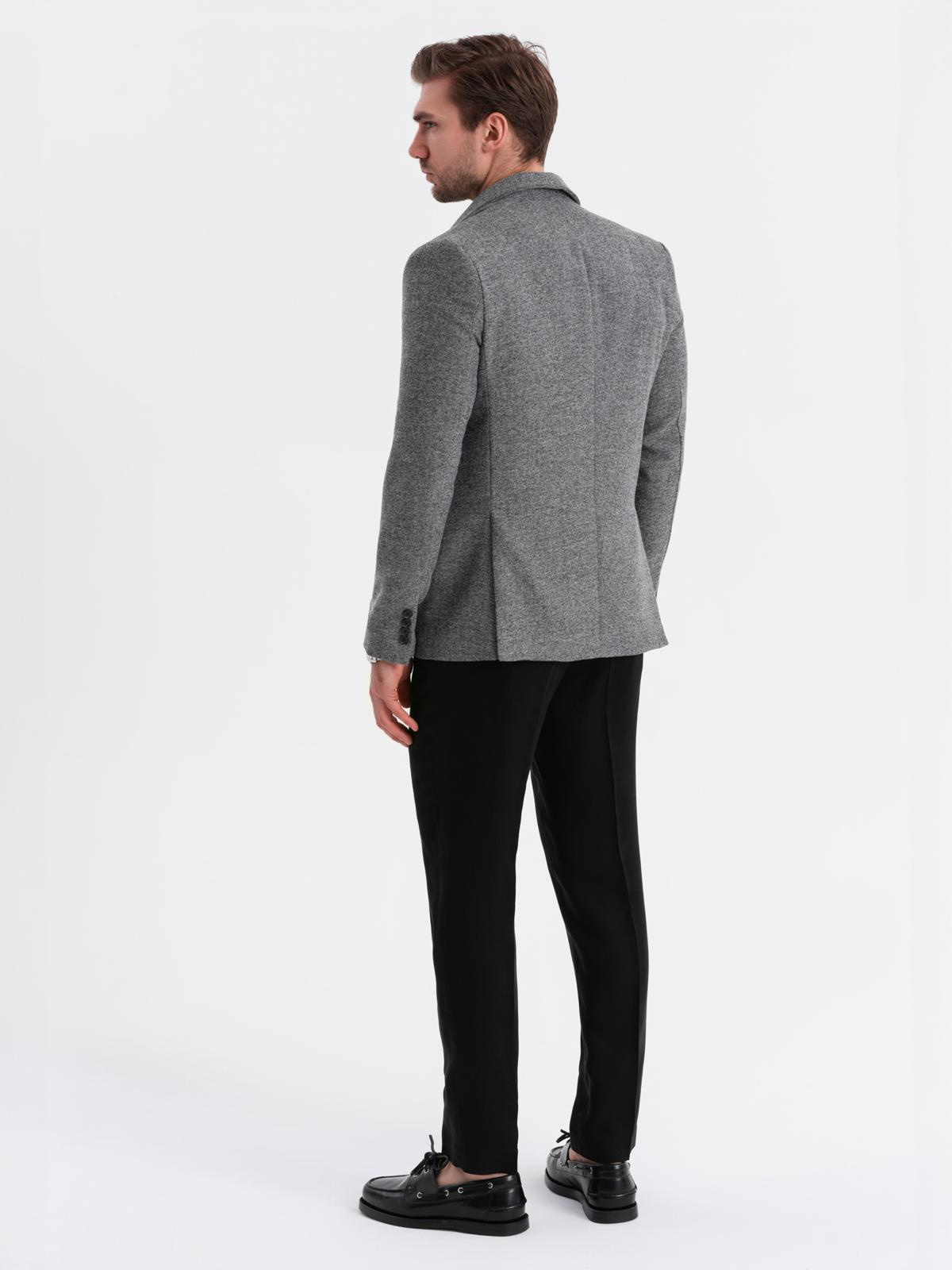 Ombre Classic men&#039;s blazer with rayon - gray