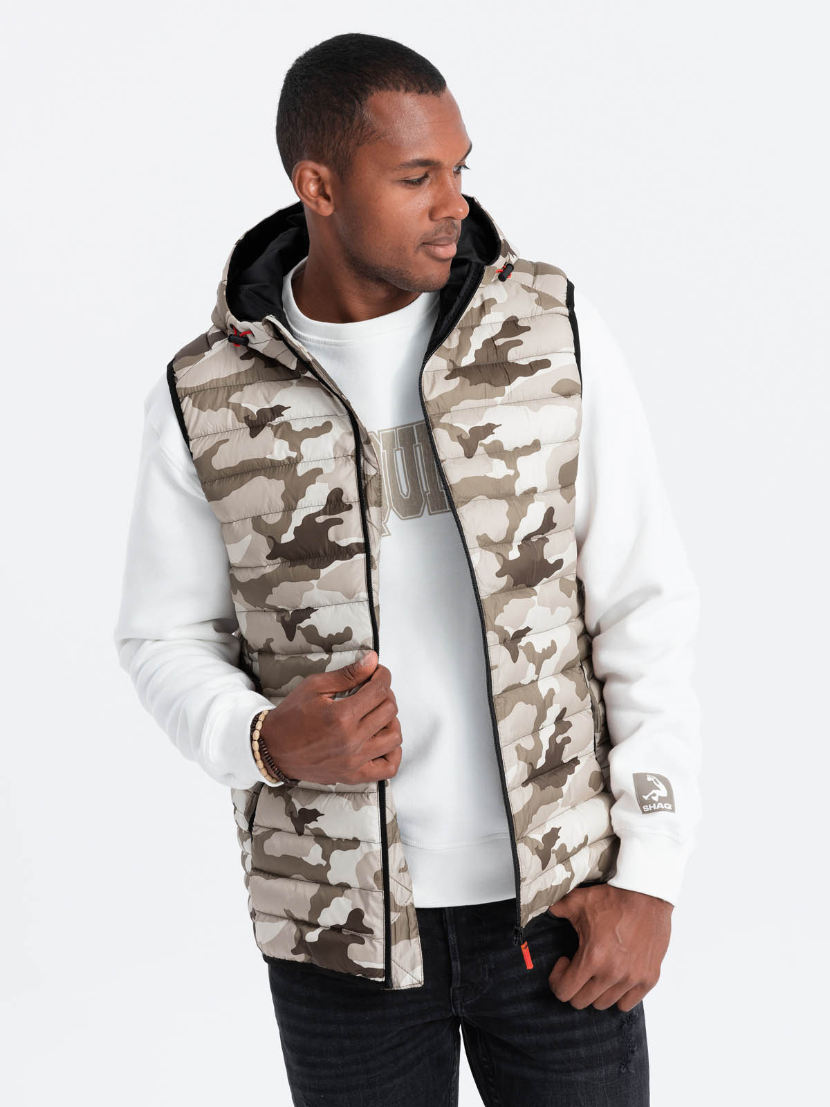 Ombre Men's quilted vest