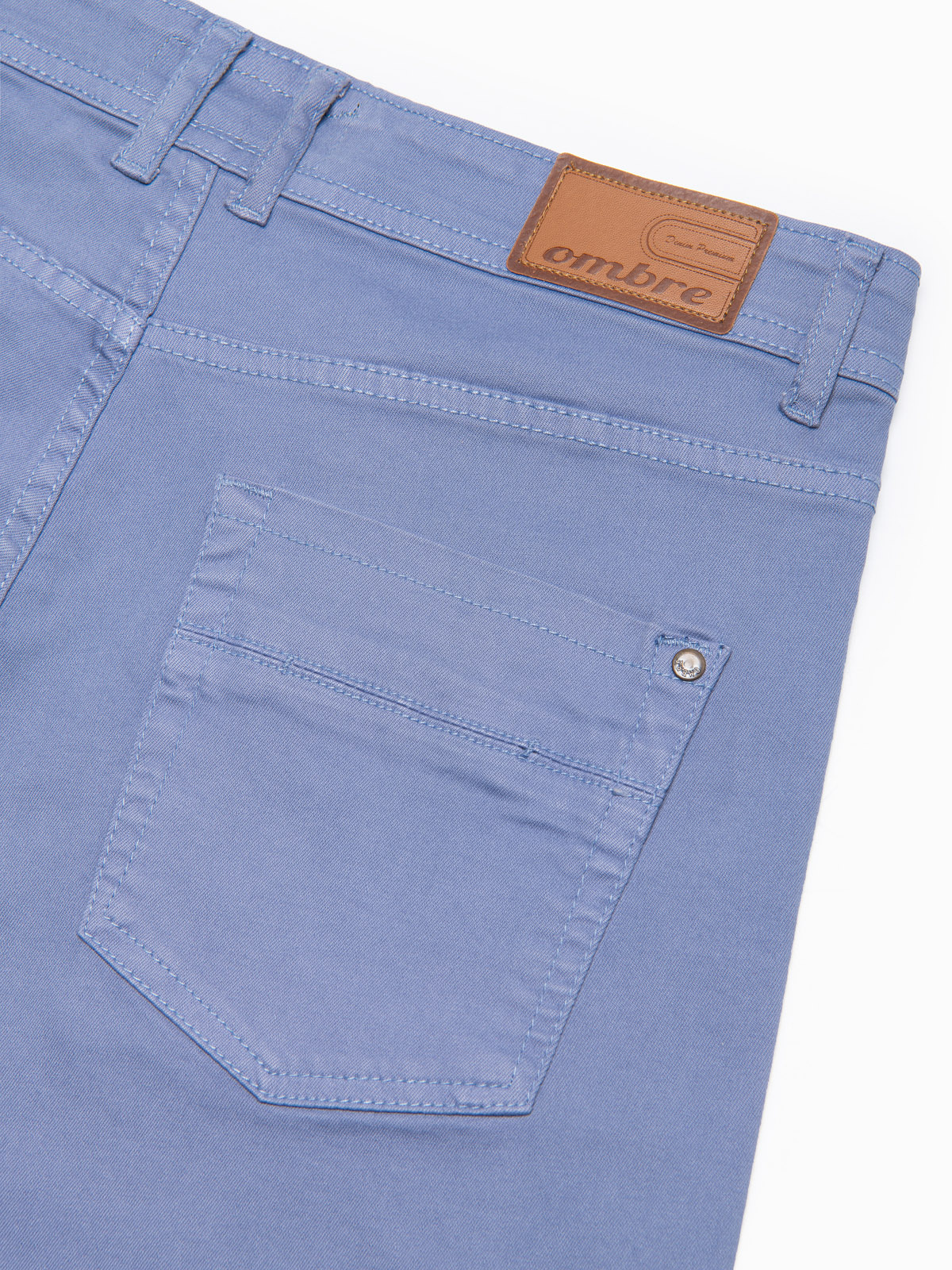 Ombre CHINO men&#039;s shorts - light blue