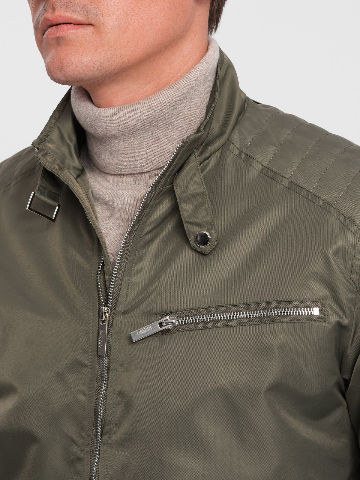 Ombre Men's biker jacket