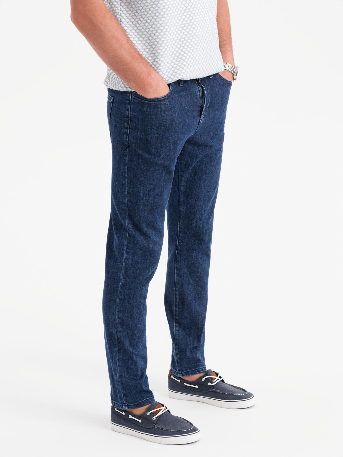 Ombre Classic men&#039;s SLIM FIT jeans with elastane - dark blue