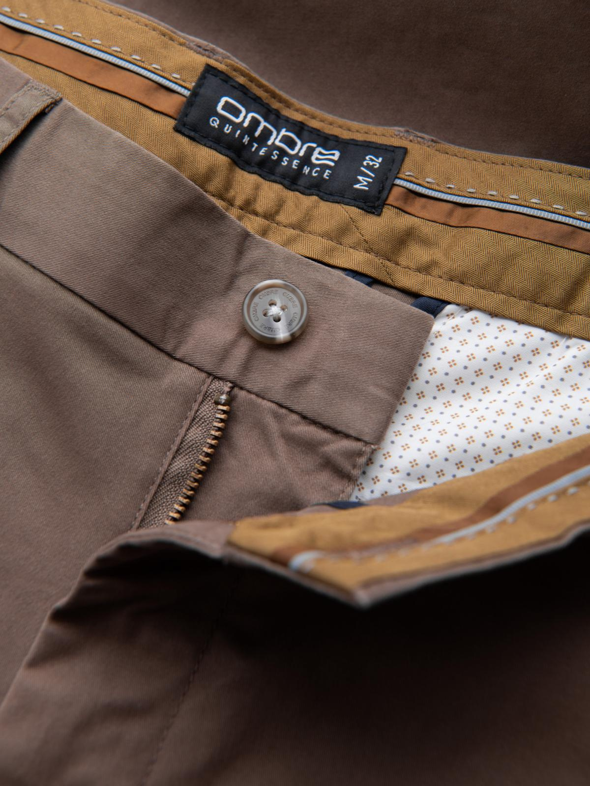Ombre Men&#039;s uniform REGULAR FIT chino pants - brown