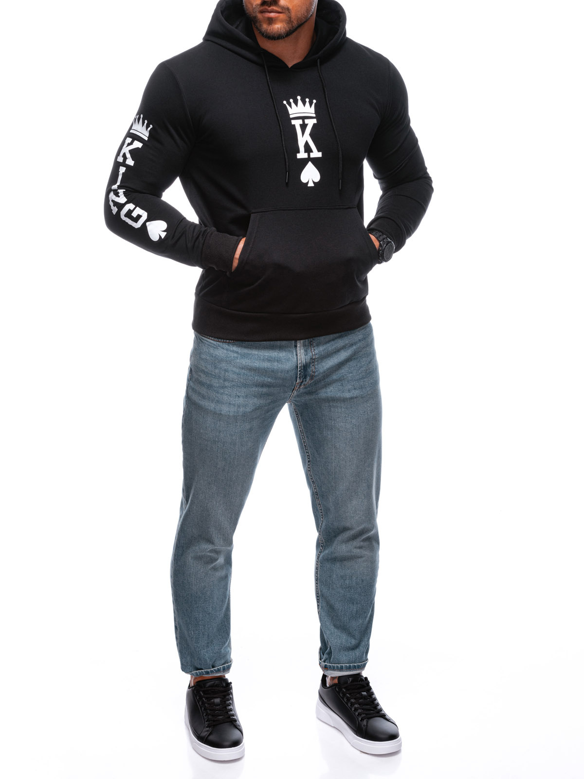 Edoti Men&#039;s zip-up sweatshirt