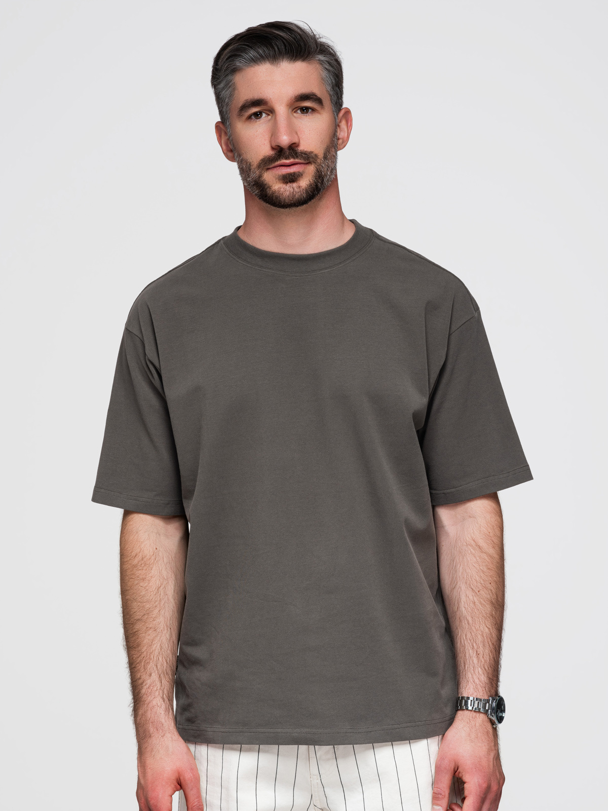 Pánske tričko Ombre LOOSE FIT s okrúhlym výstrihom