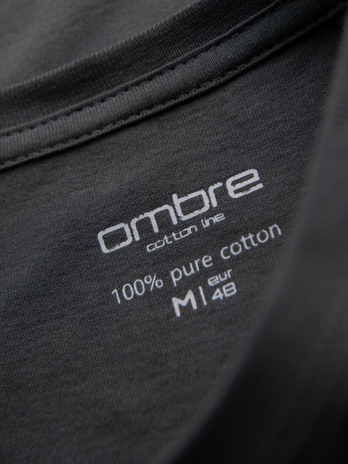 Ombre Men's classic cotton BASIC T-shirt - graphite