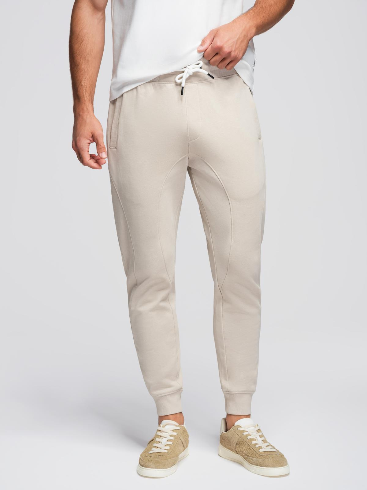 Ombre Men&#039;s jogger sweatpants - light beige