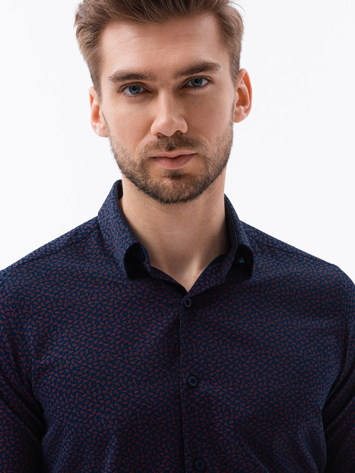 Ombre Men's shirt with long sleeves