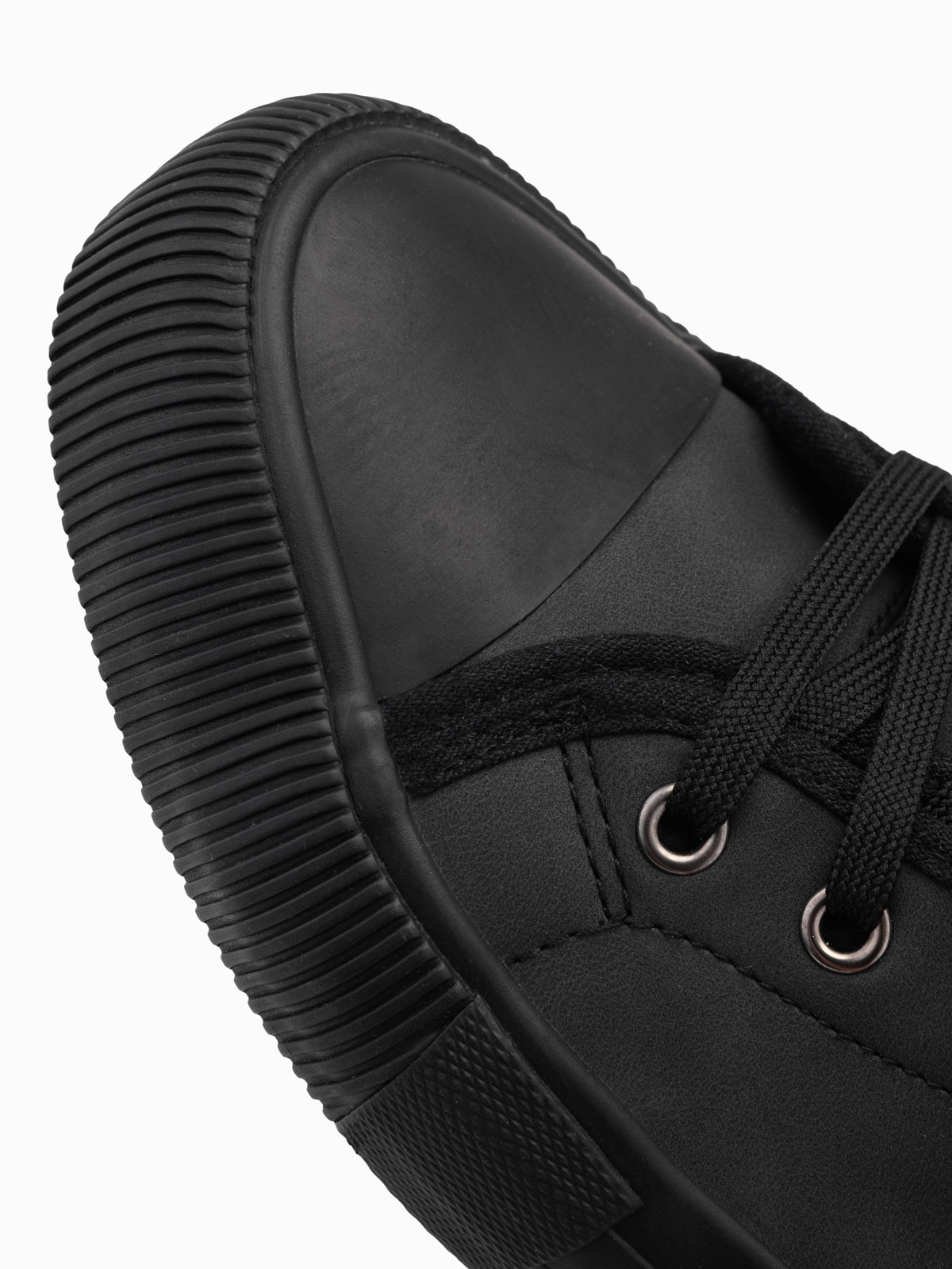 Ombre Men&#039;s high-top sneakers with decorative upper - graphite