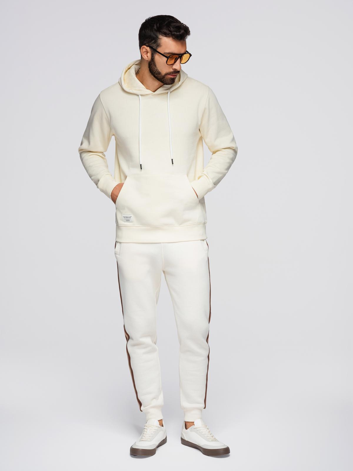 Ombre Men's BASIC kangaroo hooded sweatshirt