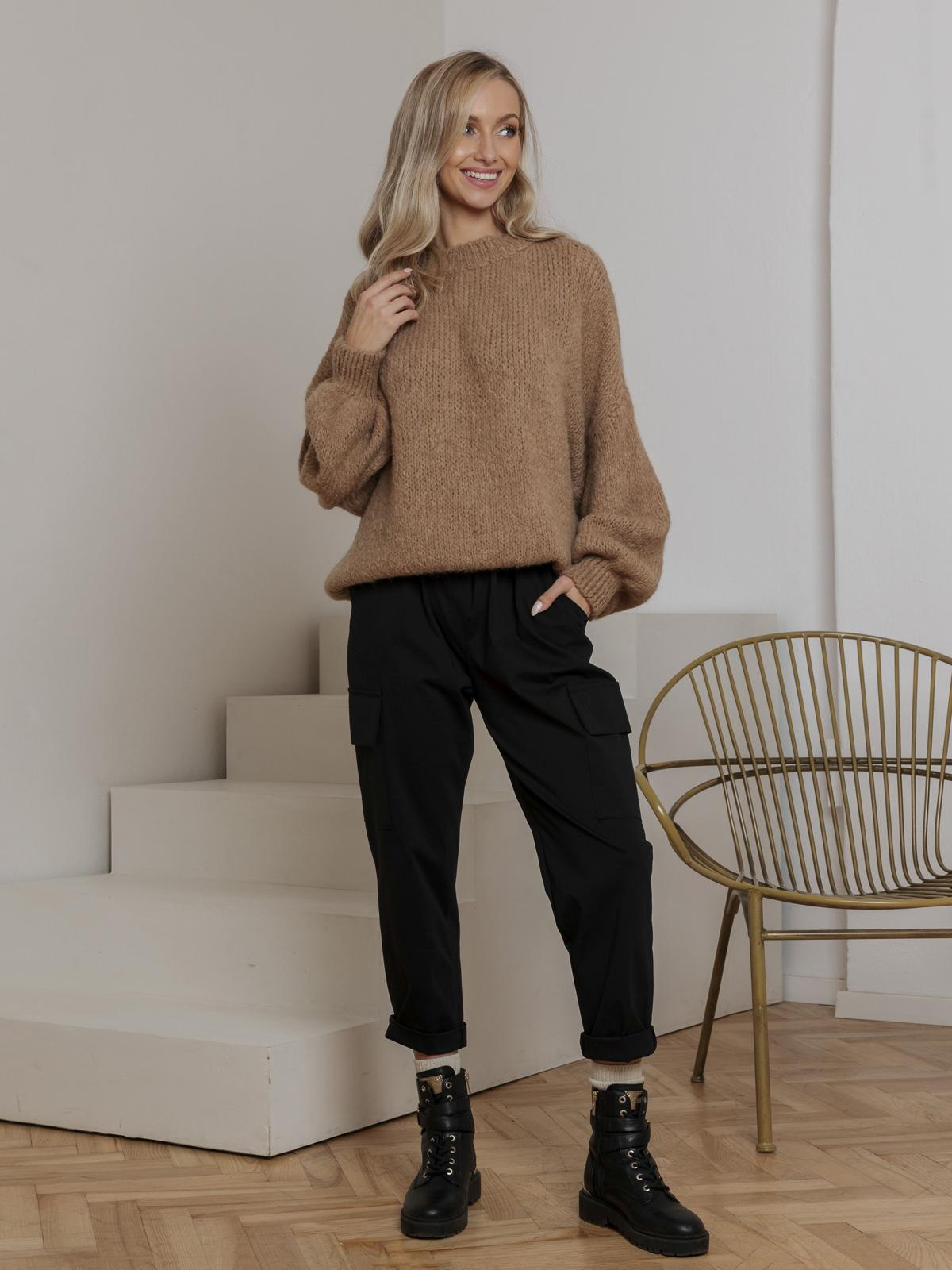 Edoti Women's boxy sweater EL