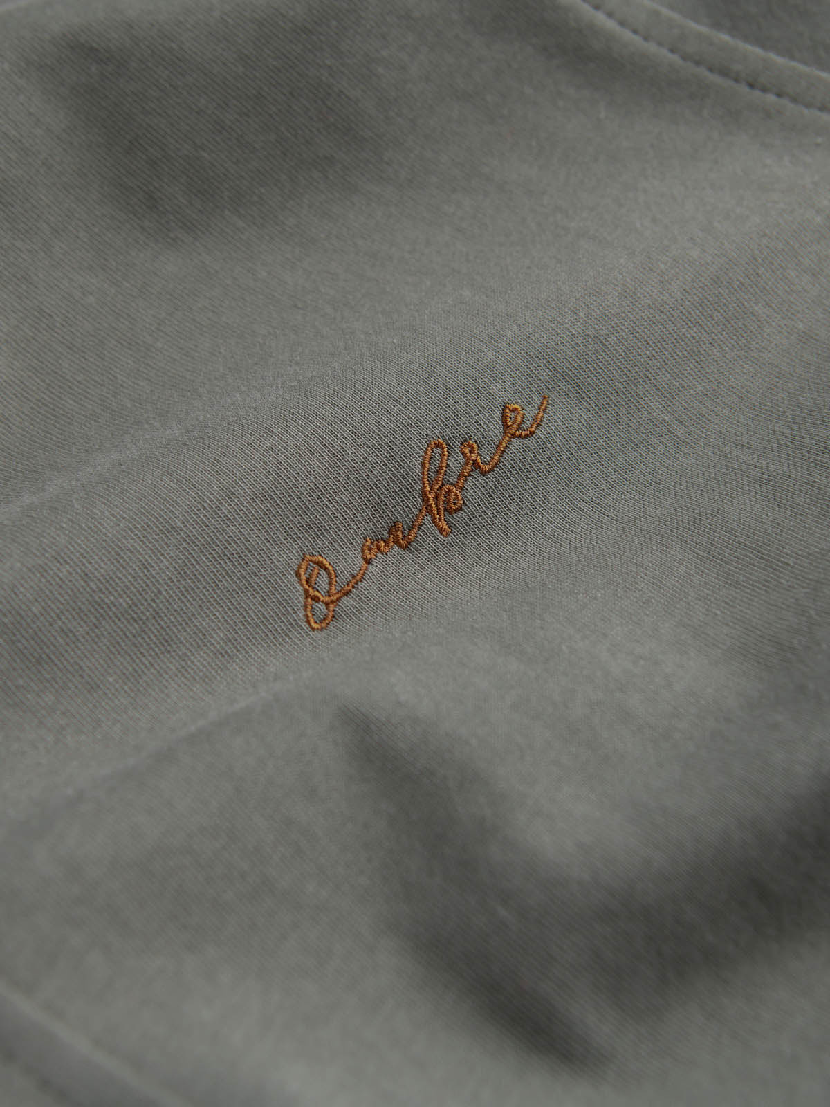 Ombre Men's cotton REGULAR single jersey knit shirt - light khaki