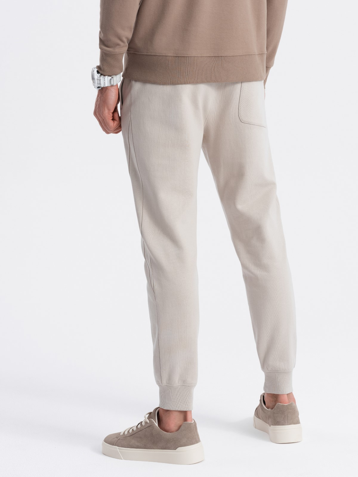 Ombre Men&#039;s jogger sweatpants - light beige