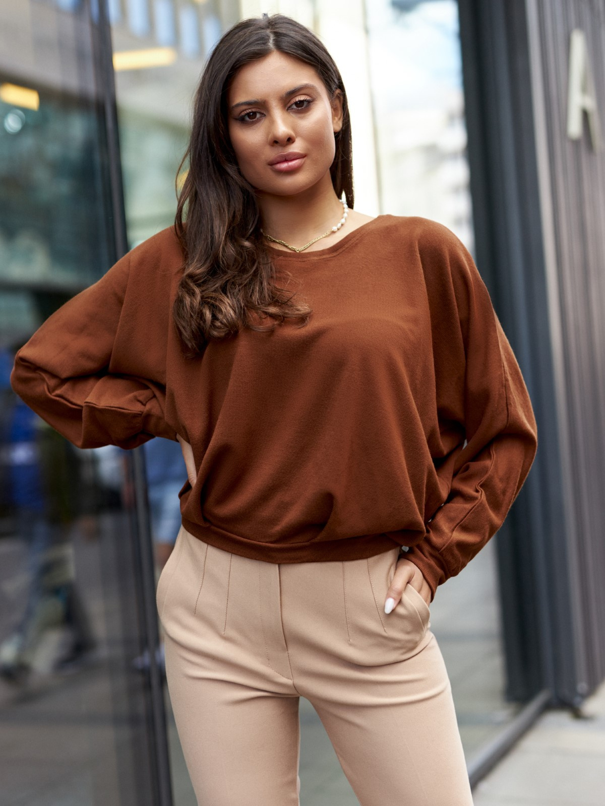 Edoti Women's blouse LL