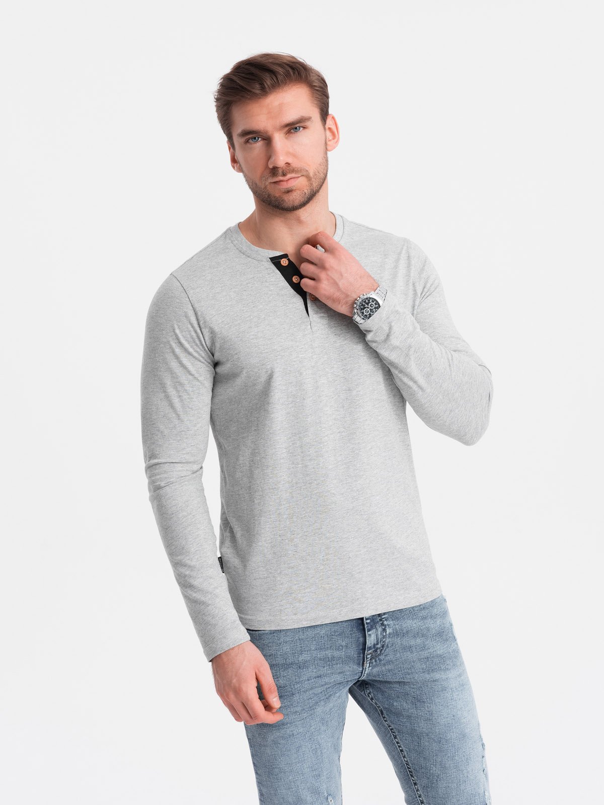 Herren-Poloshirt Ombre